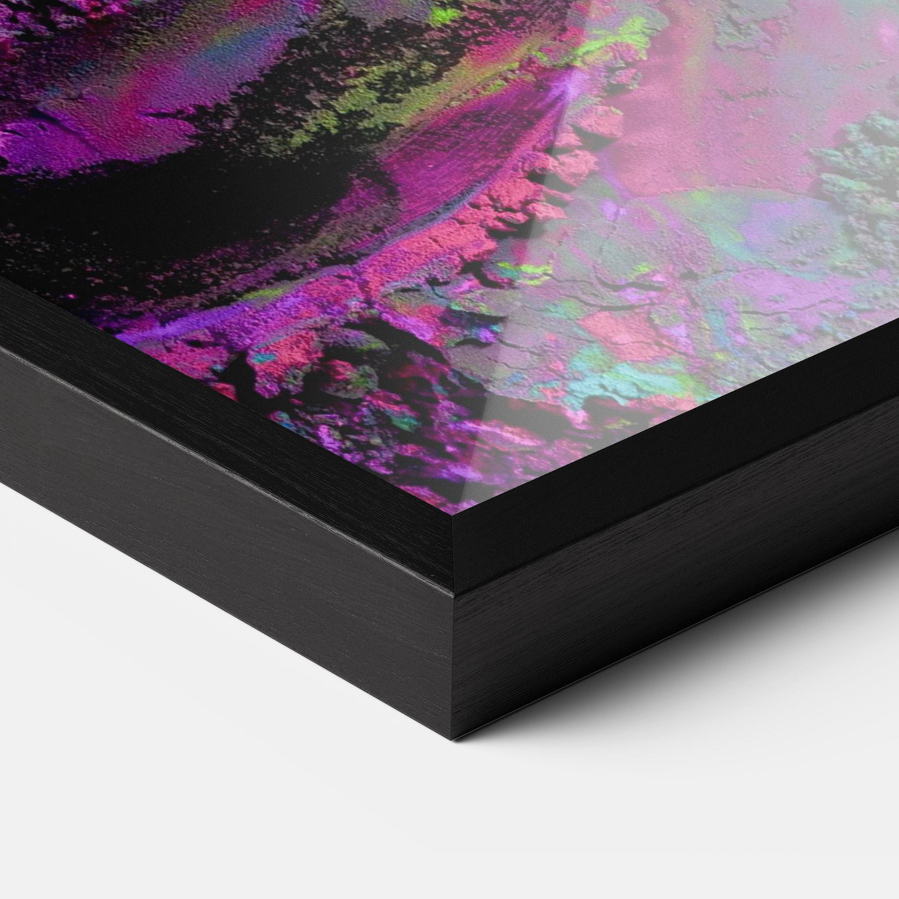 Keretezett Poszter Purple Powder mockup 3