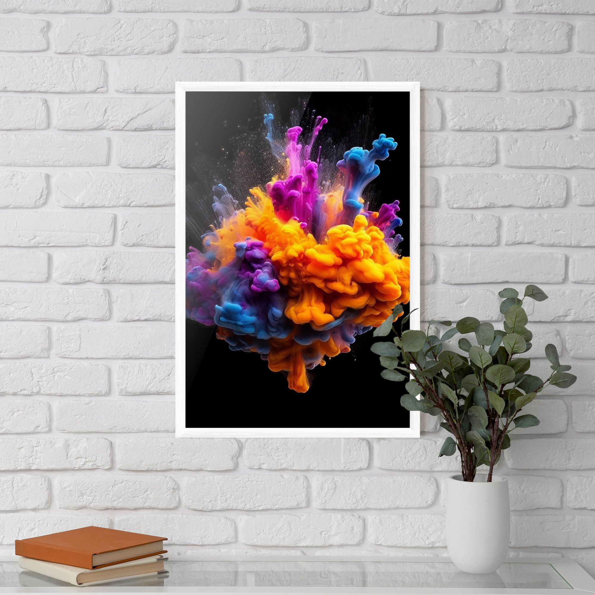 Colorful Cloud Liquid mockup 5