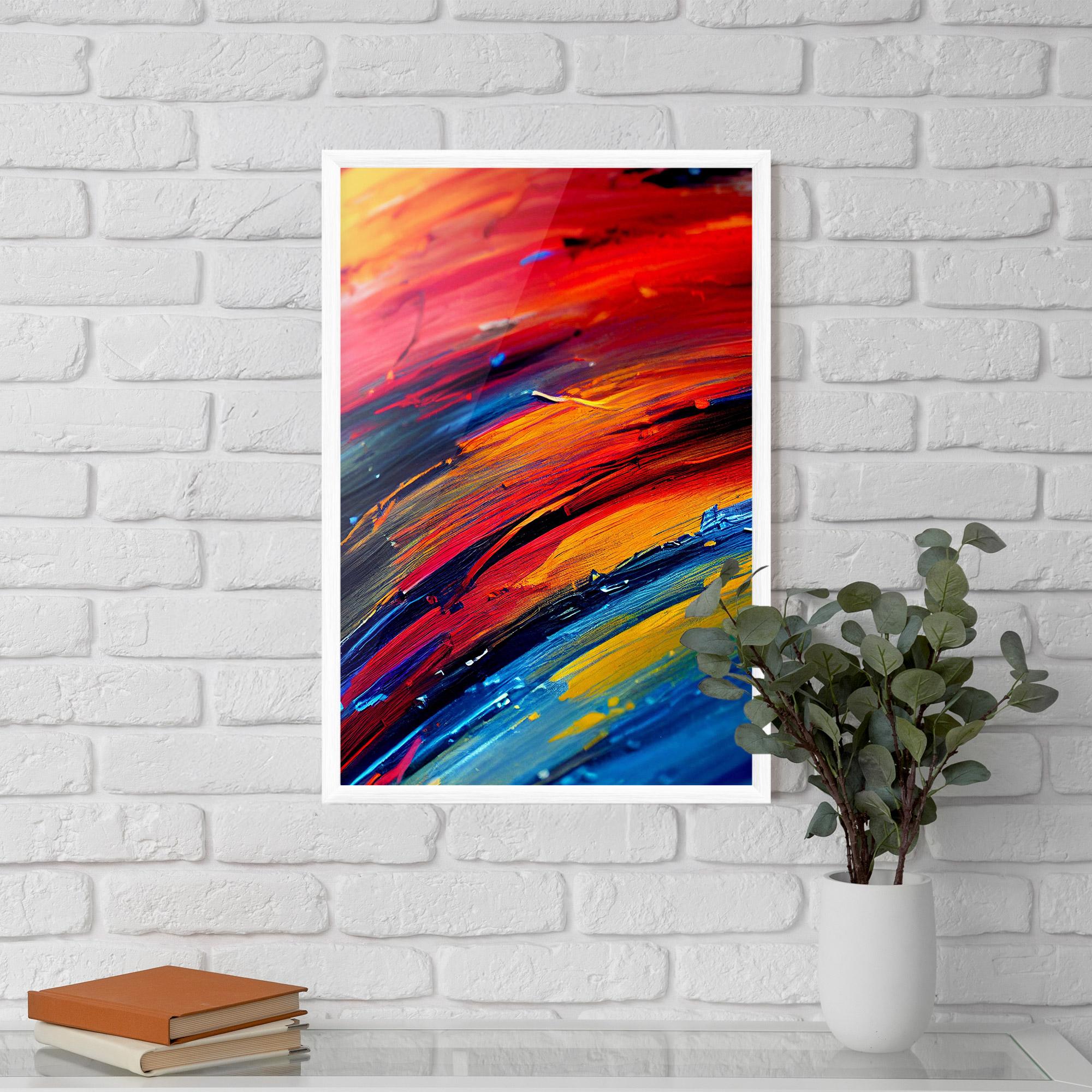 Keretezett Poszter Horizontal Color Shot mockup 5