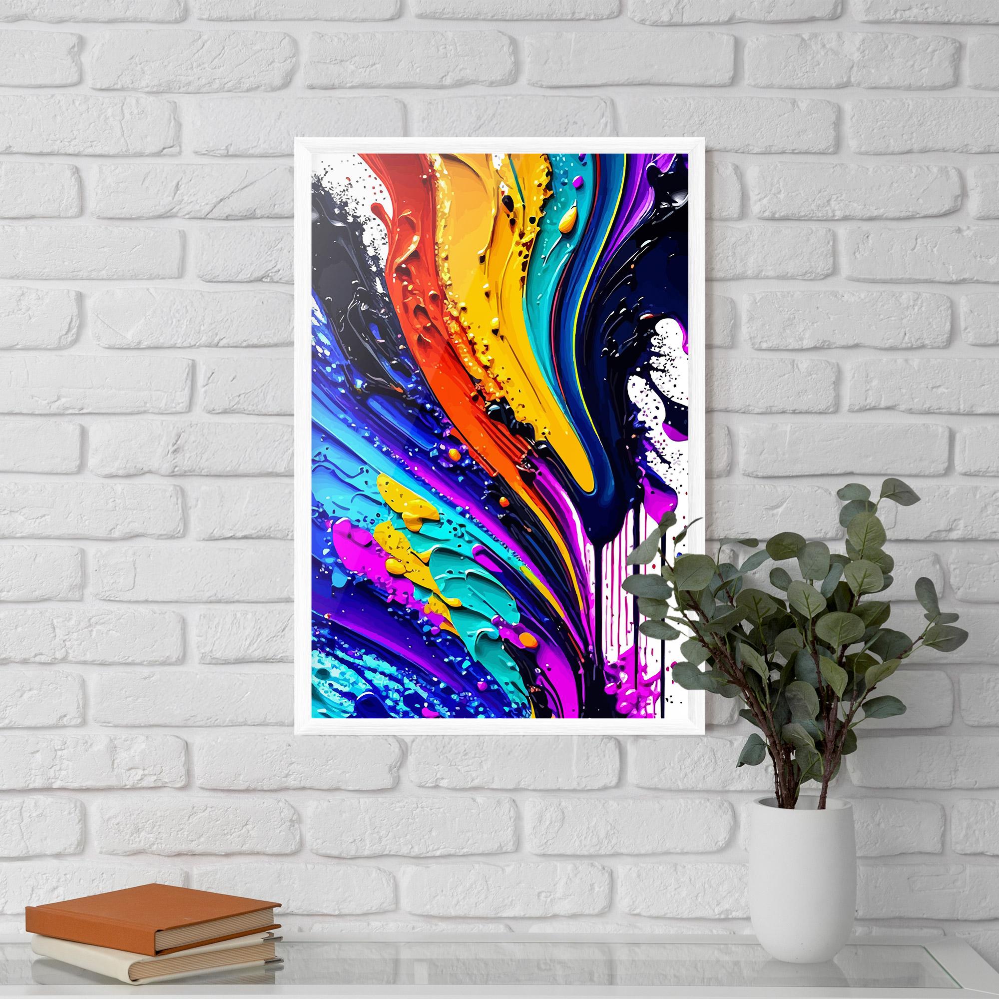 Keretezett Poszter Pretty Splash mockup 5