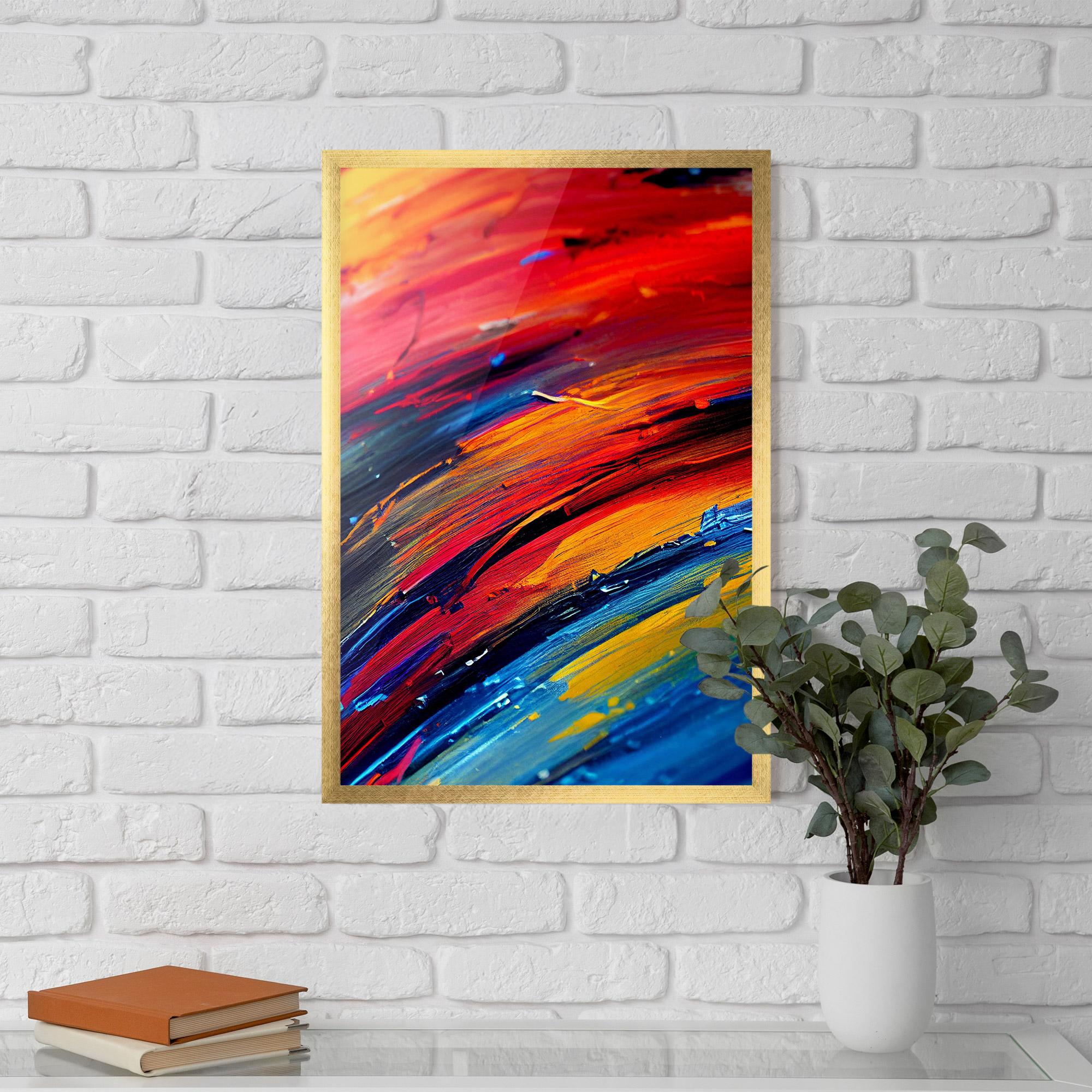 Keretezett Poszter Horizontal Color Shot mockup 5