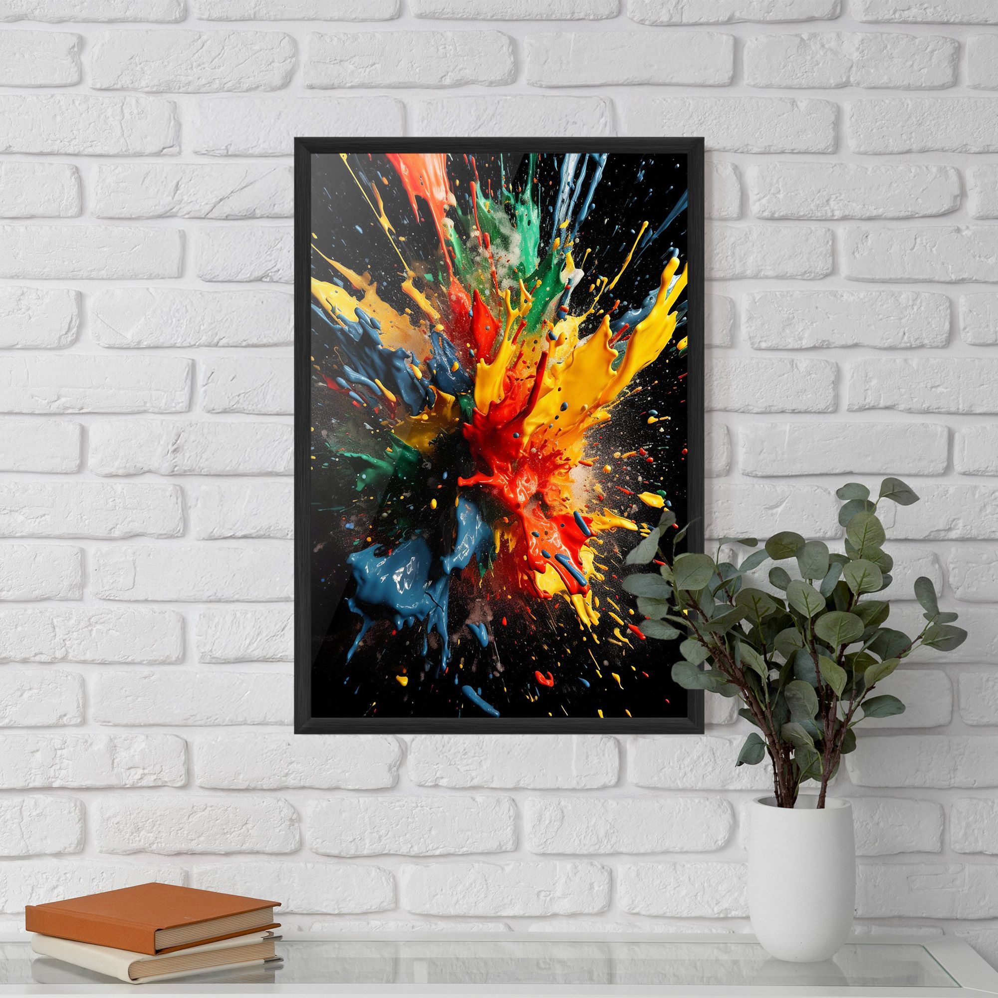 Floating Color Splash mockup 5