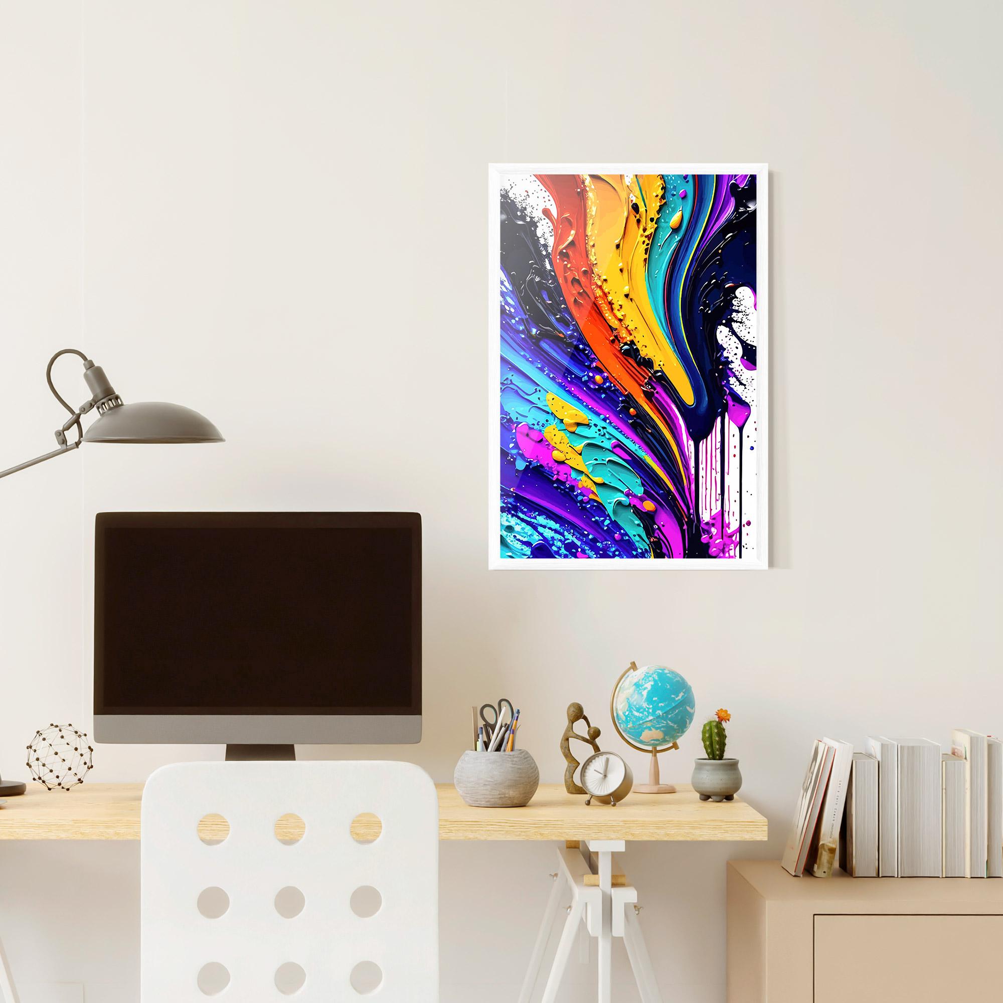 Keretezett Poszter Pretty Splash mockup 6