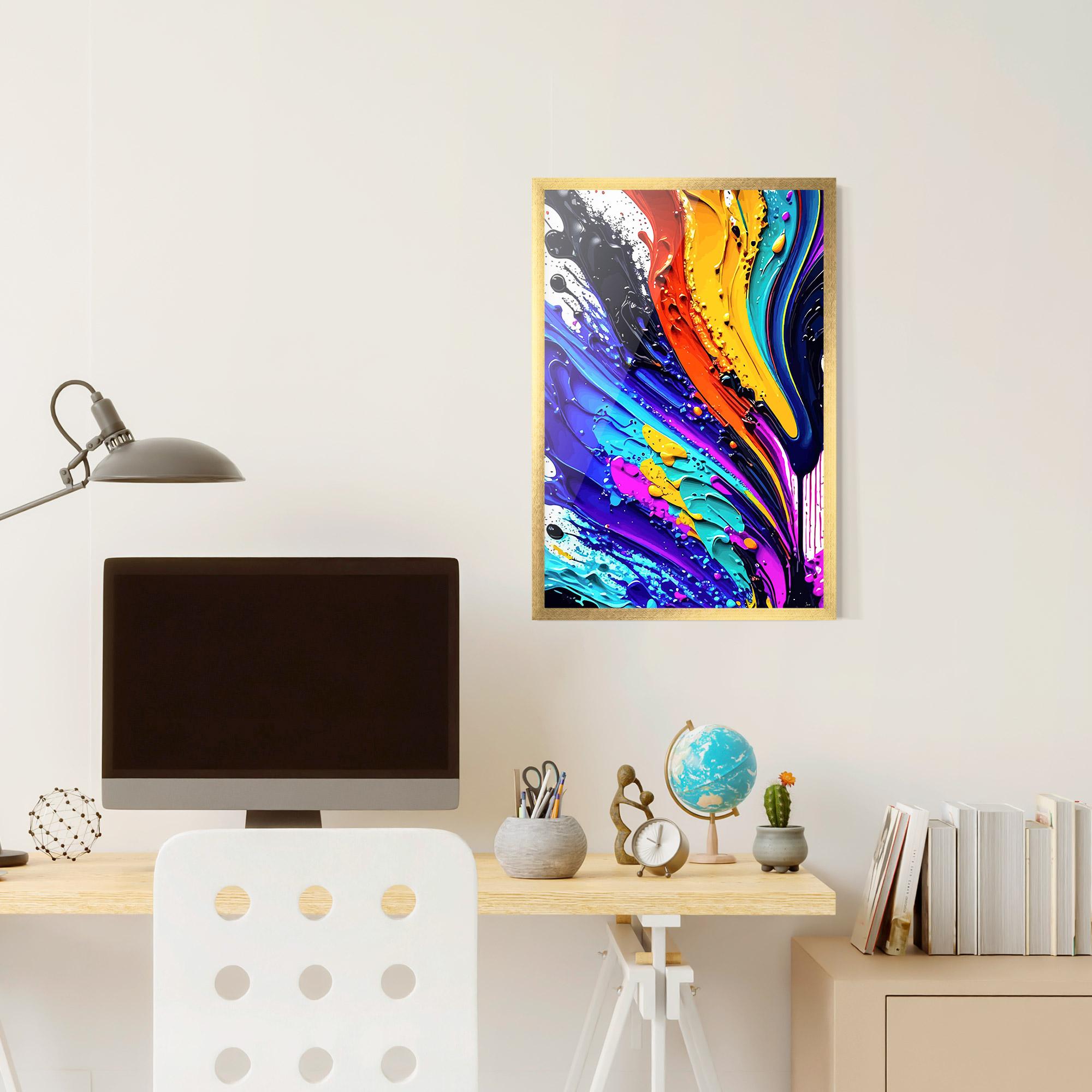 Keretezett Poszter Beautiful Splash mockup 6