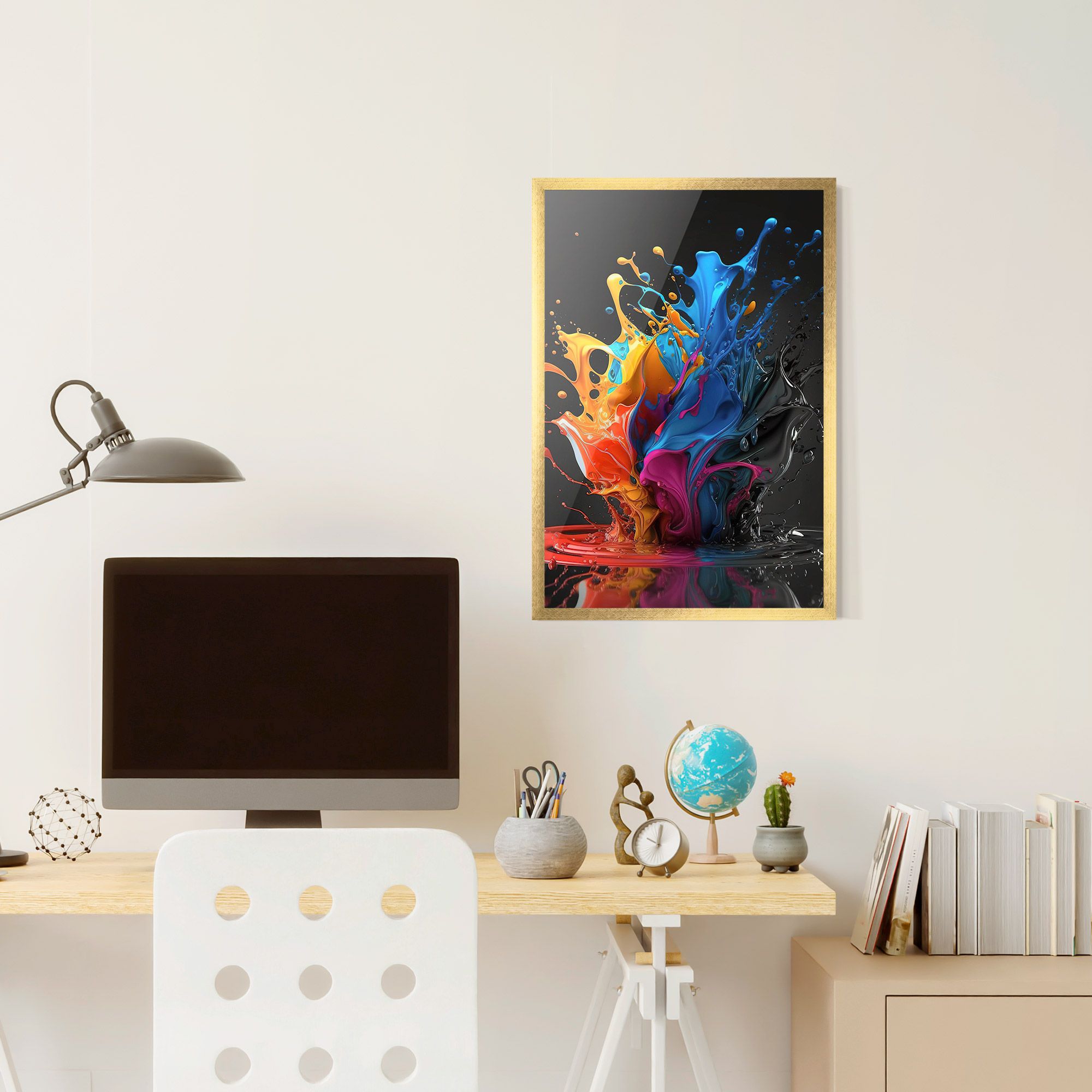 Black Blue Splash mockup 6