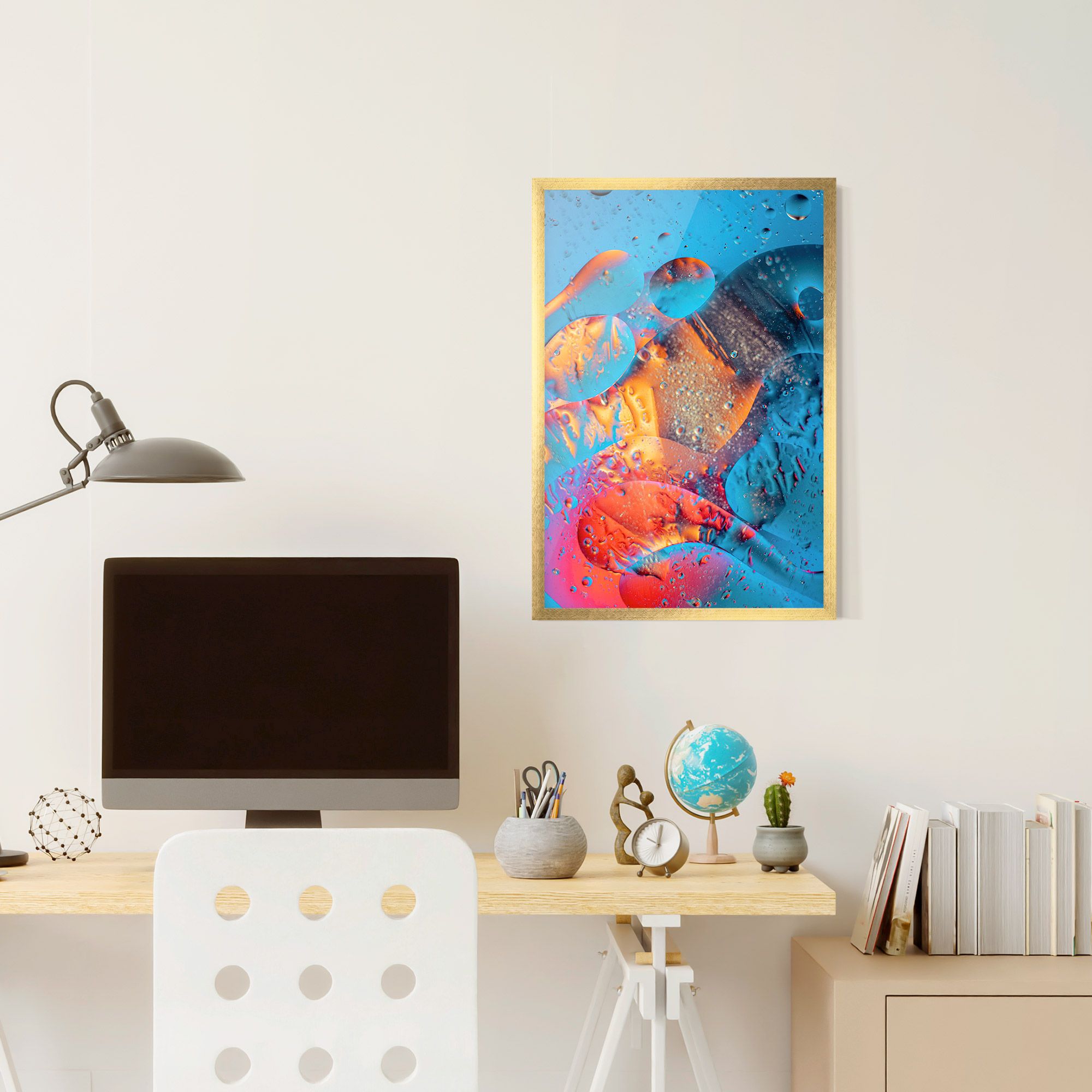 Blue Orange Drops mockup 6