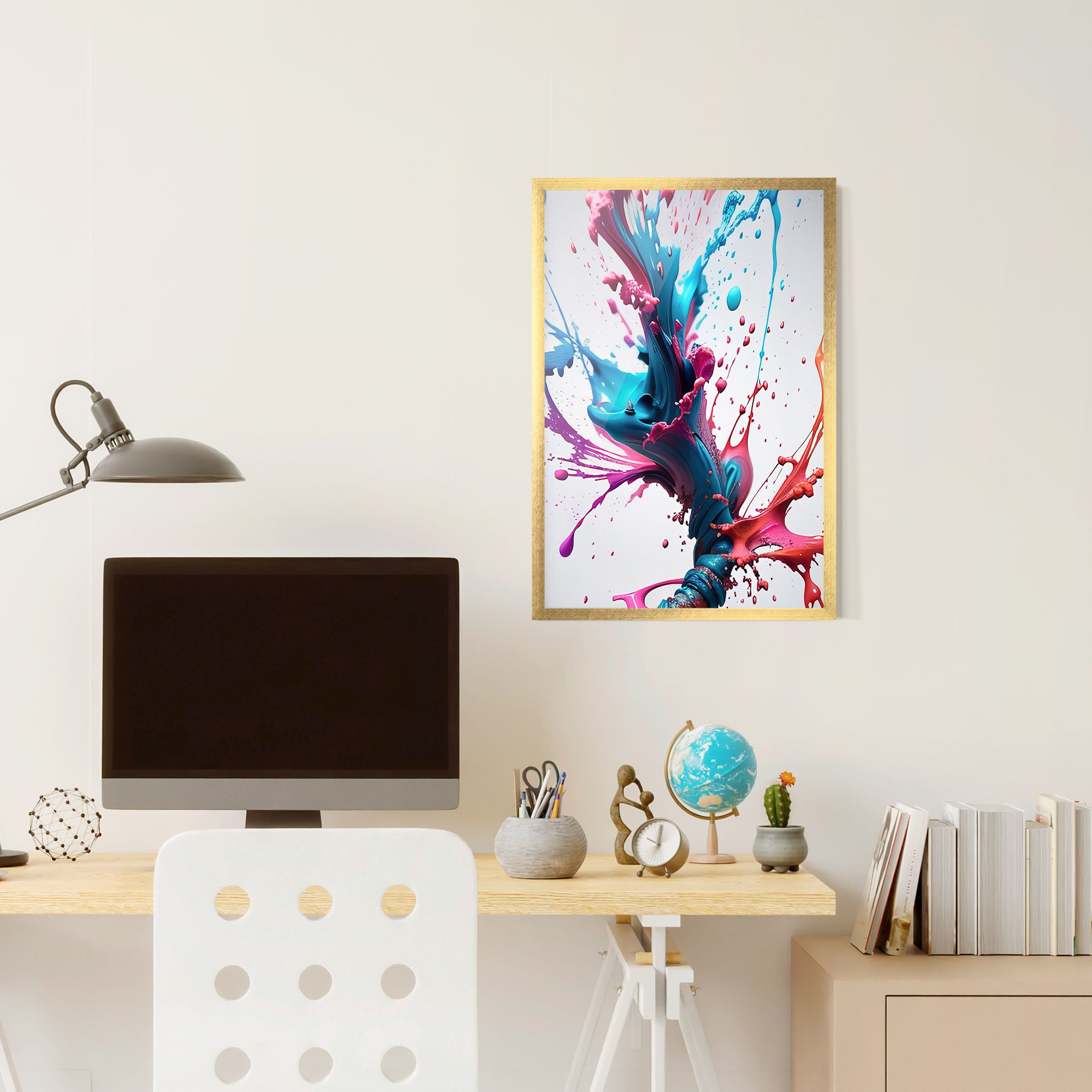 Blue Pink Splash mockup 6