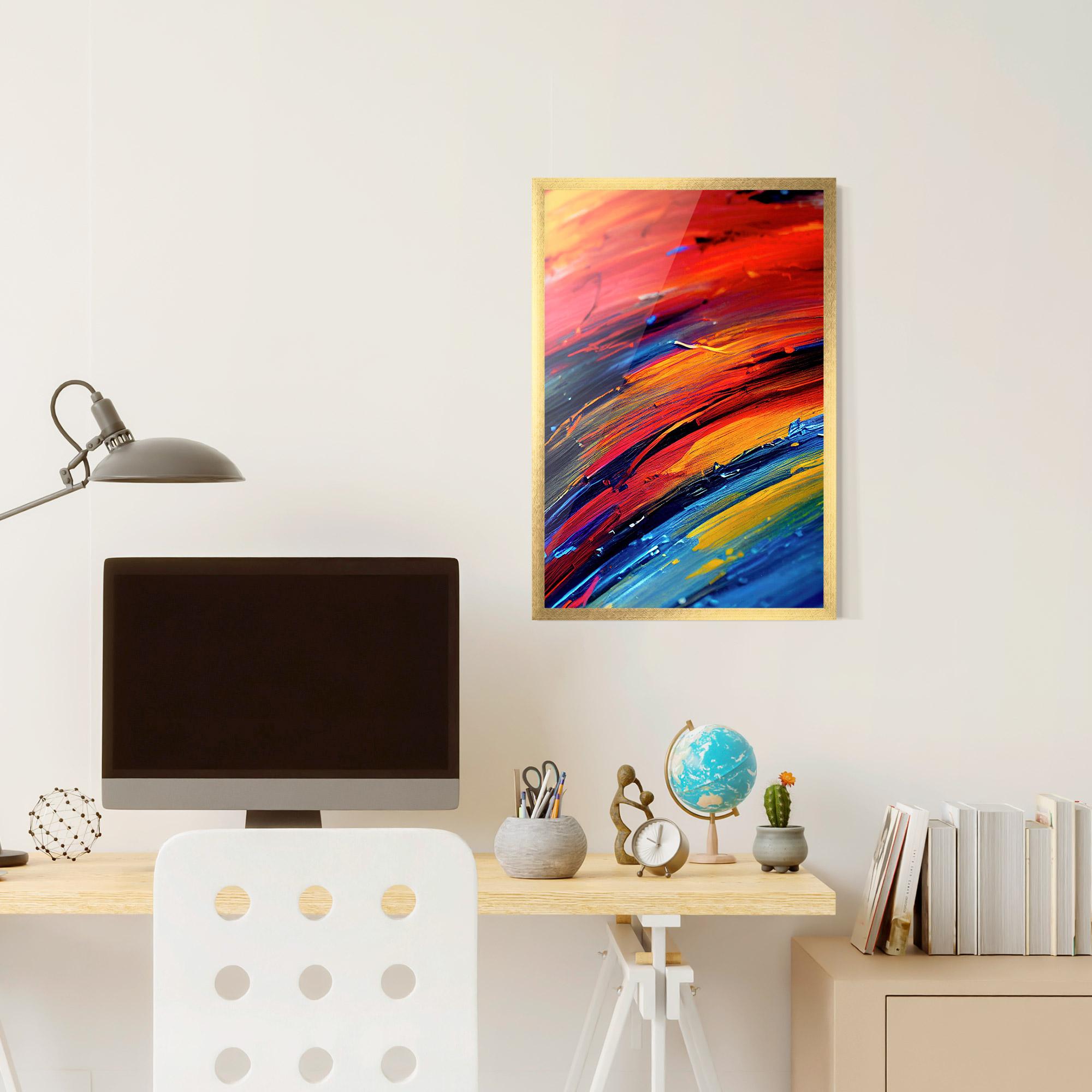 Keretezett Poszter Horizontal Color Shot mockup 6