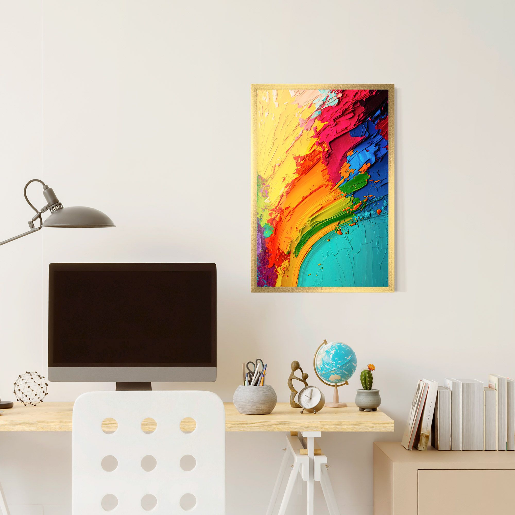 Multicolored Painting mockup 6