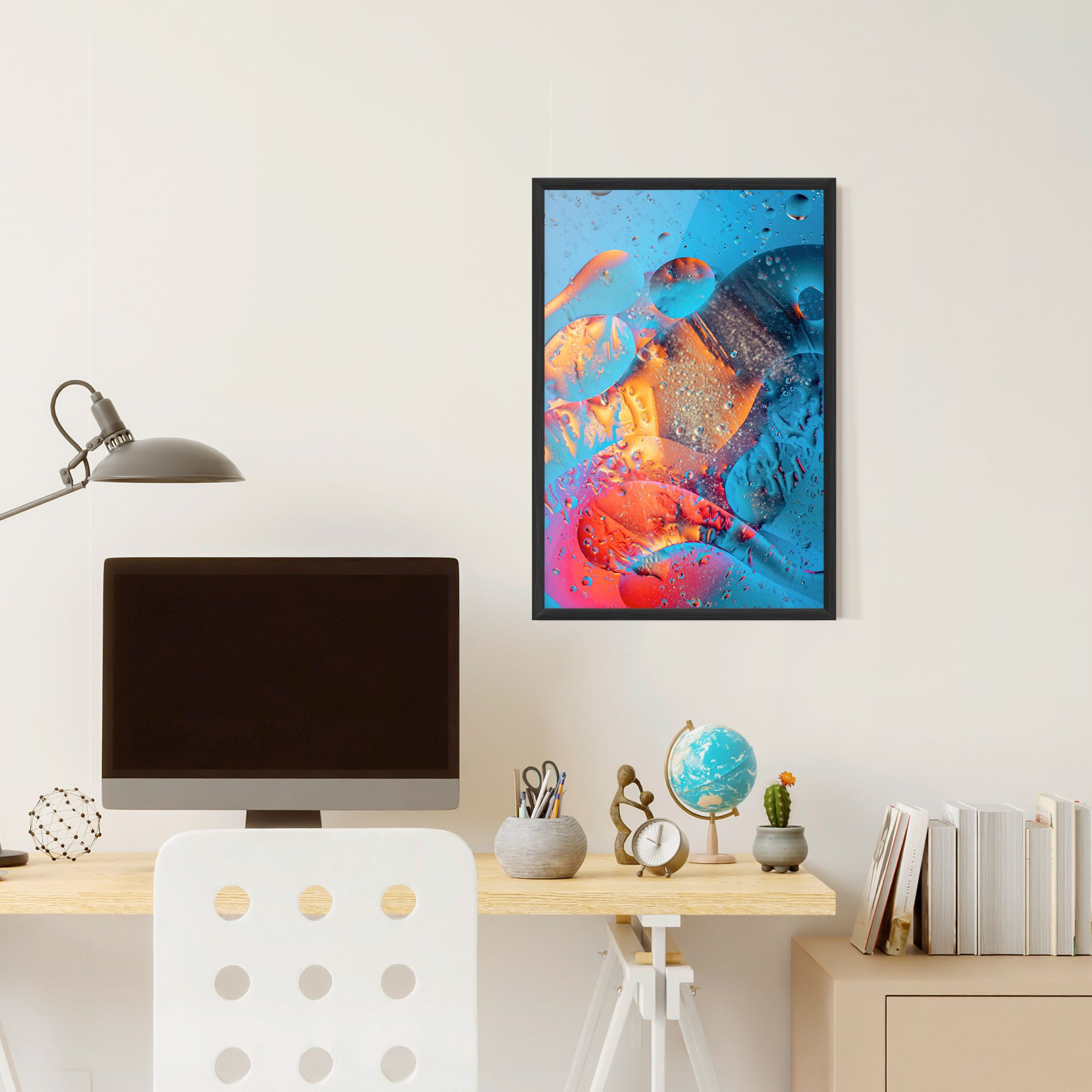 Blue Orange Drops mockup 6