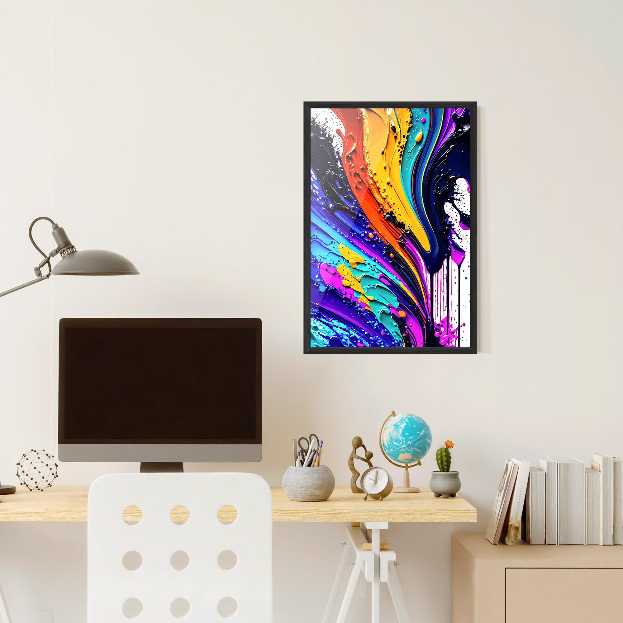 Keretezett Poszter Pretty Splash mockup 6