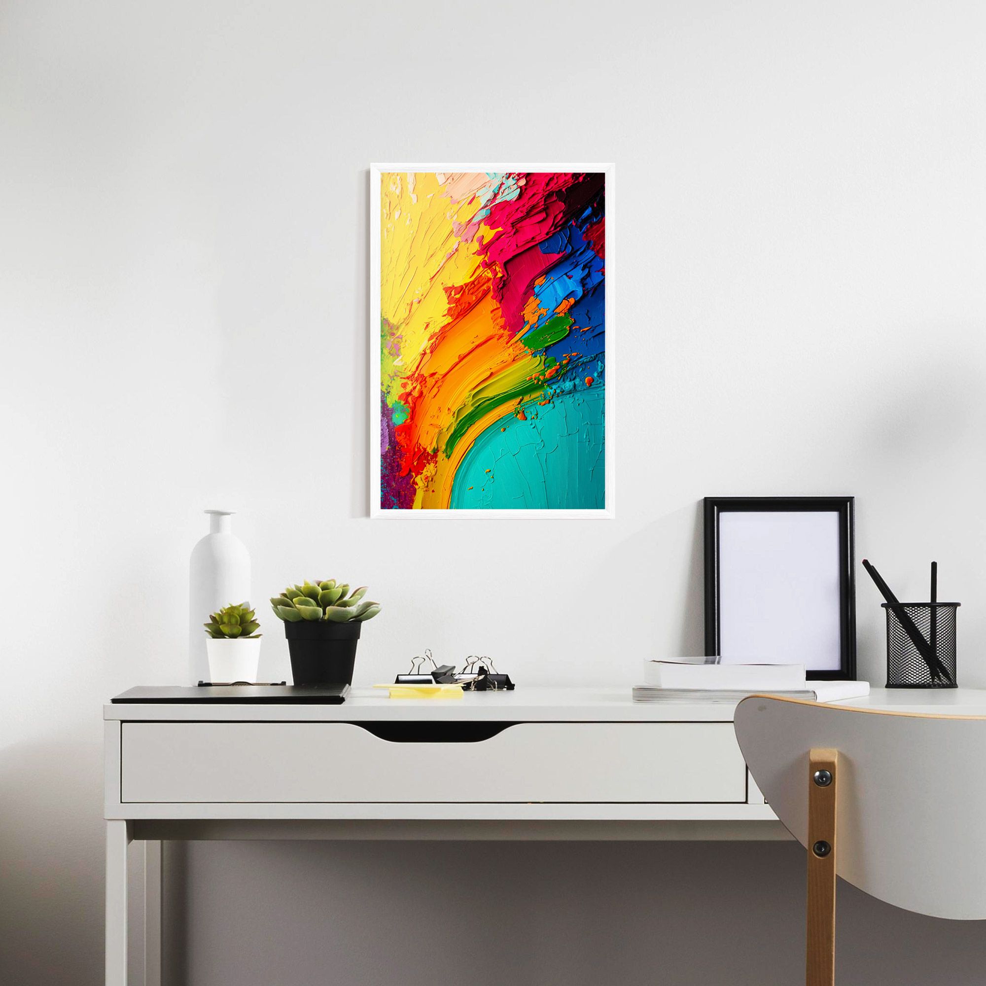 Multicolored Painting mockup 7