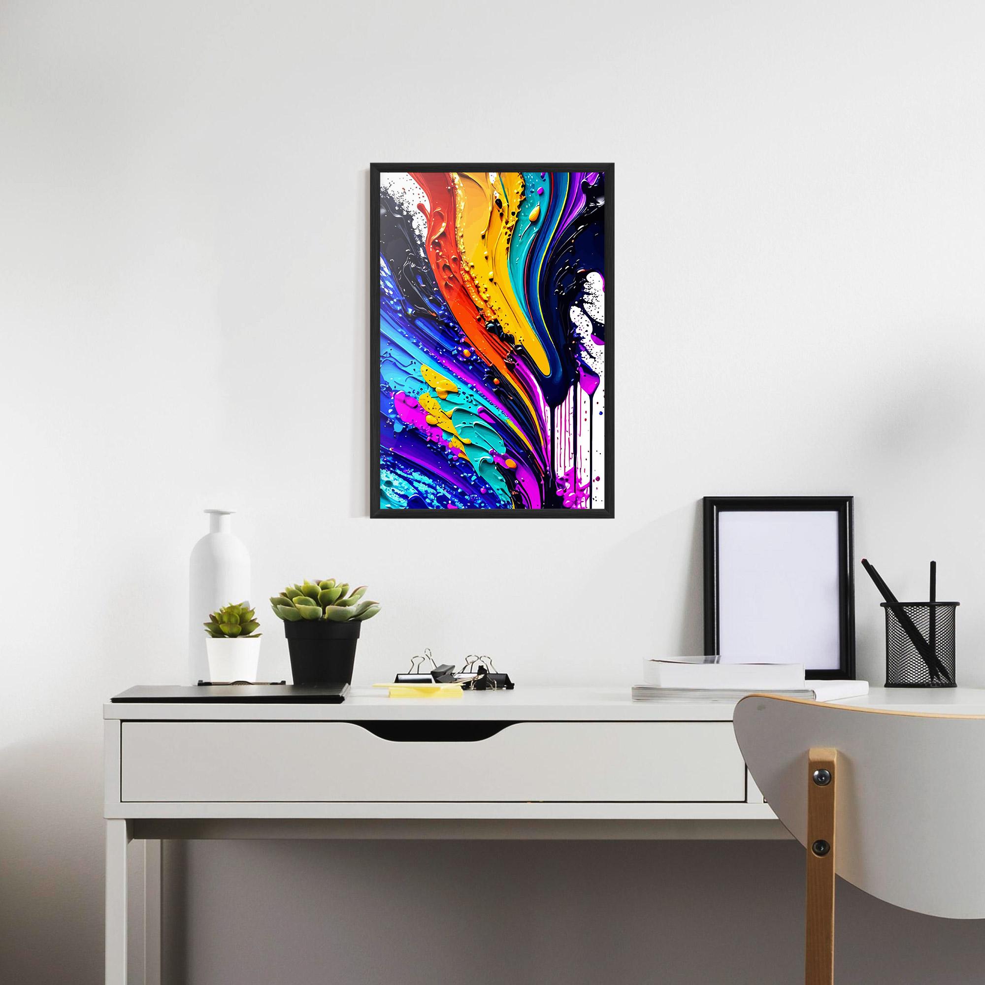 Keretezett Poszter Pretty Splash mockup 7