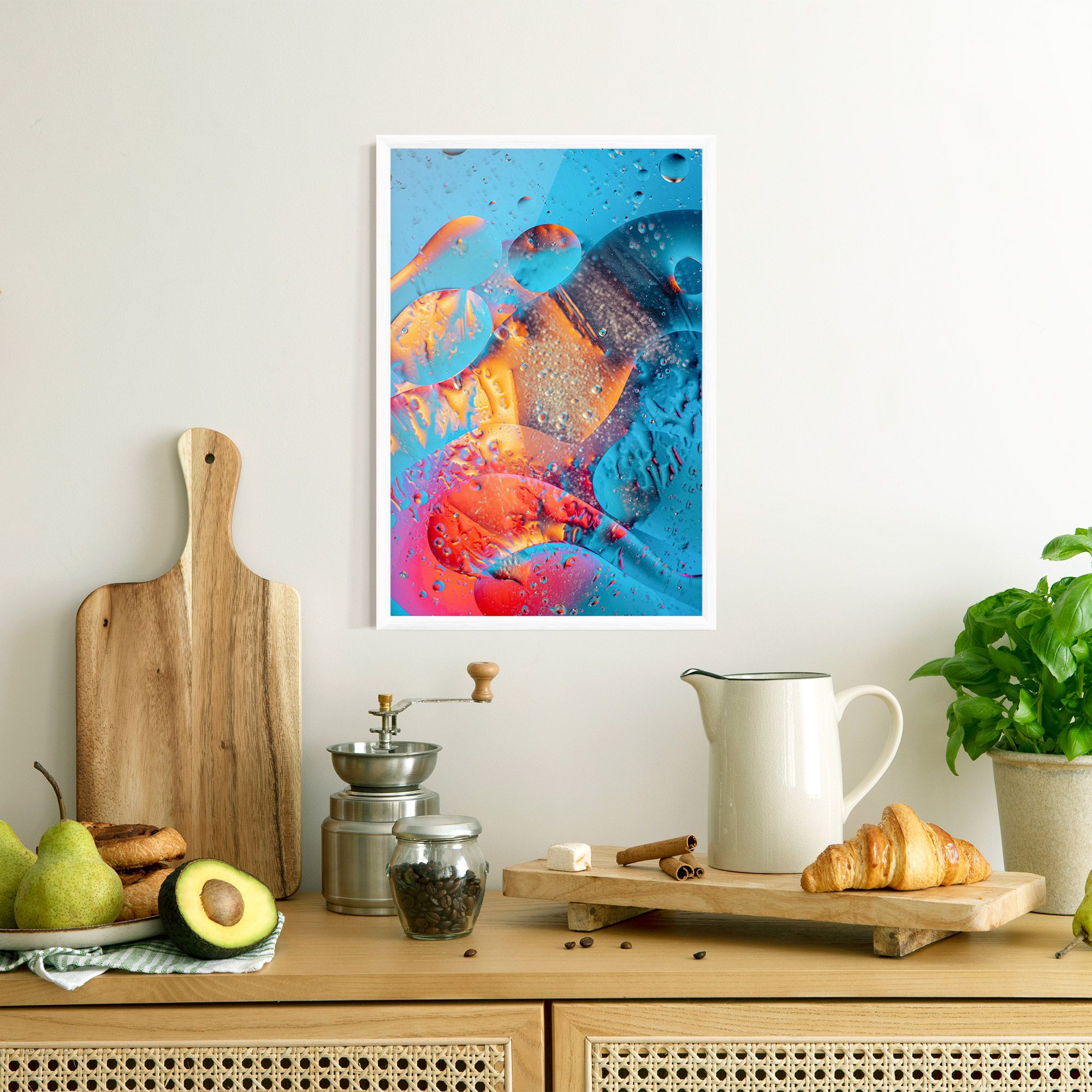 Blue Orange Drops mockup 8