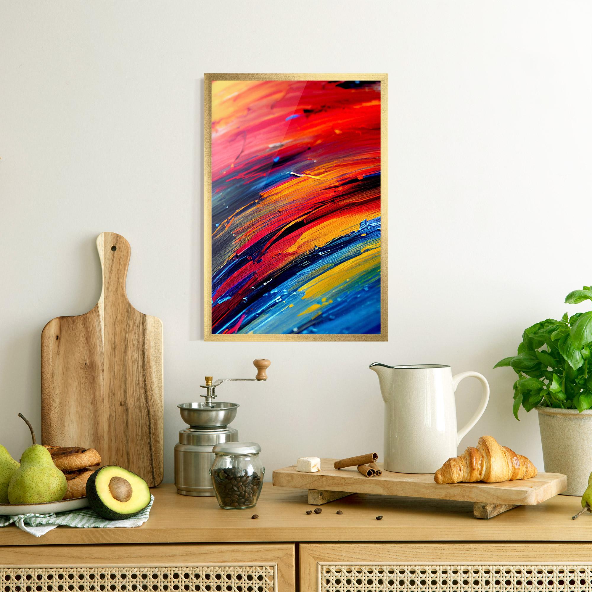 Keretezett Poszter Horizontal Color Shot mockup 8