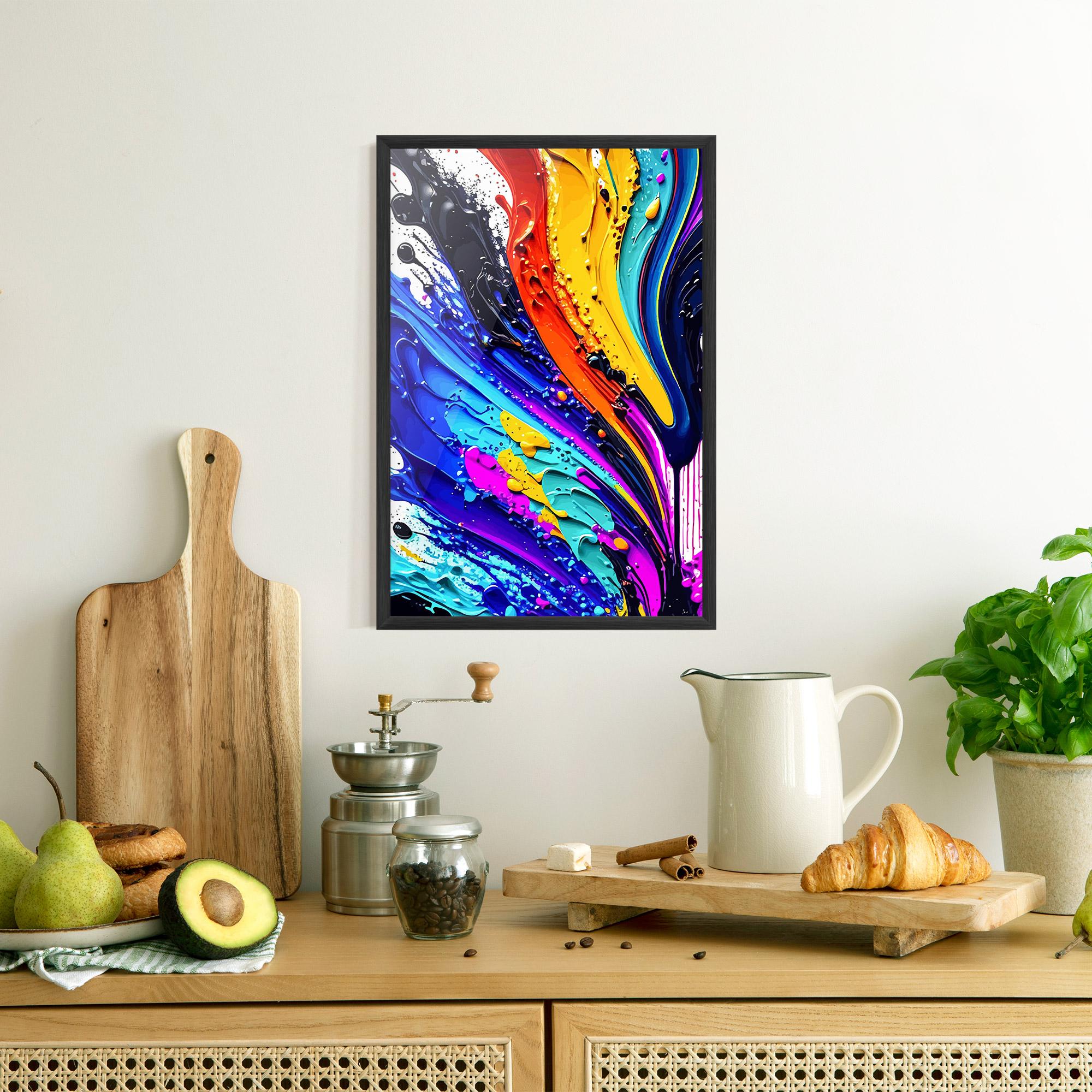 Keretezett Poszter Beautiful Splash mockup 8