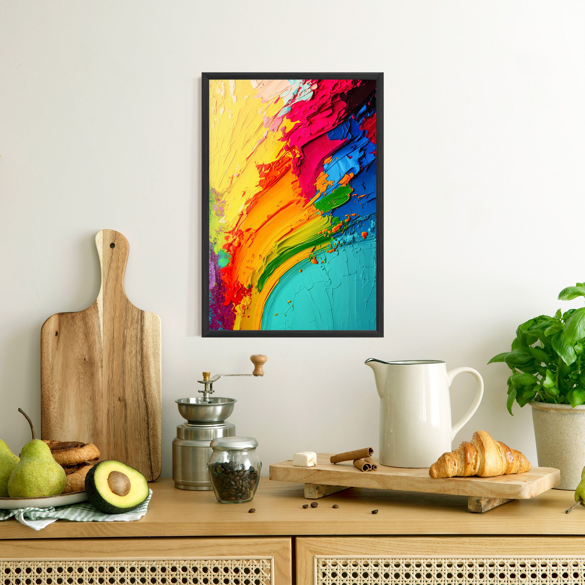 Multicolored Painting mockup 8