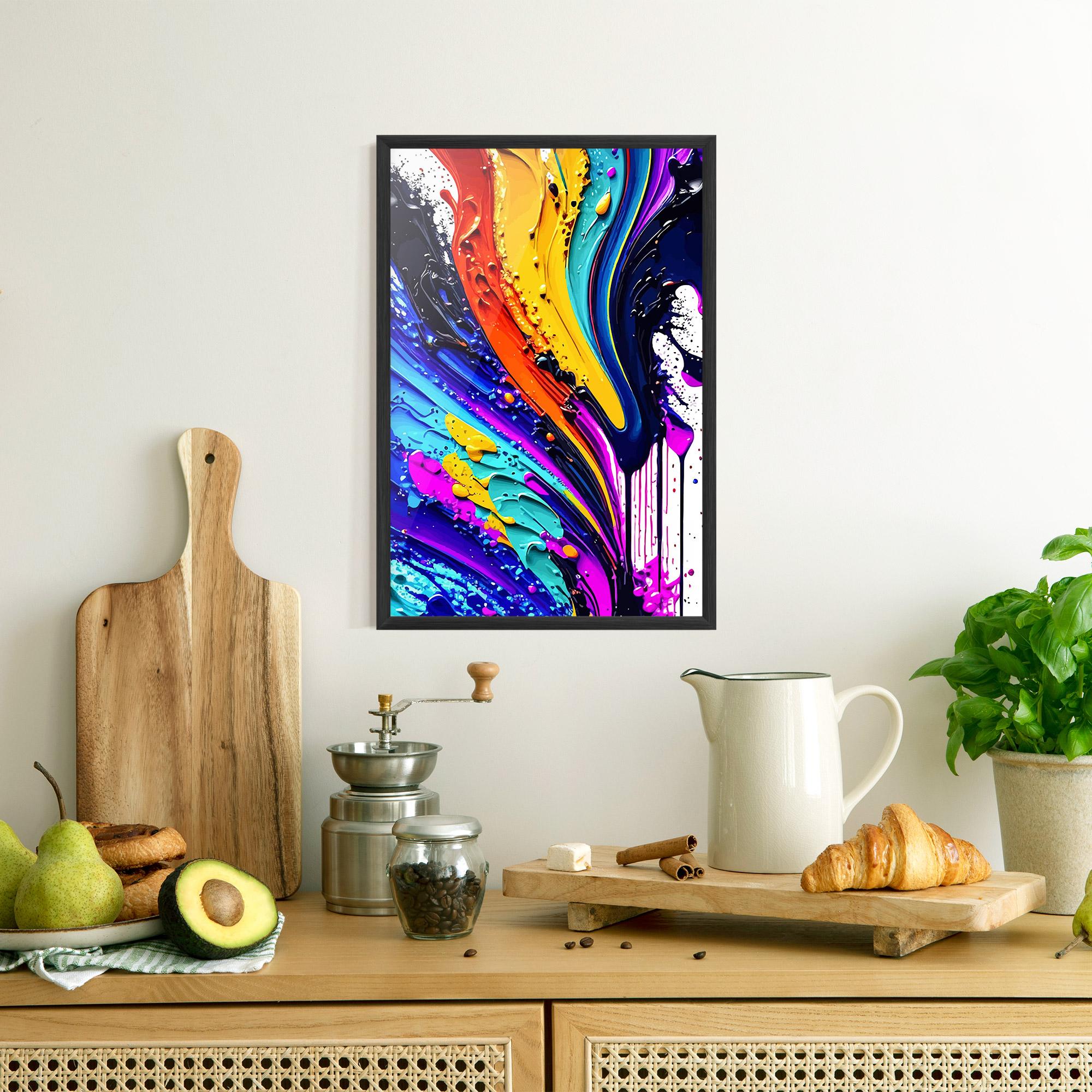 Keretezett Poszter Pretty Splash mockup 8