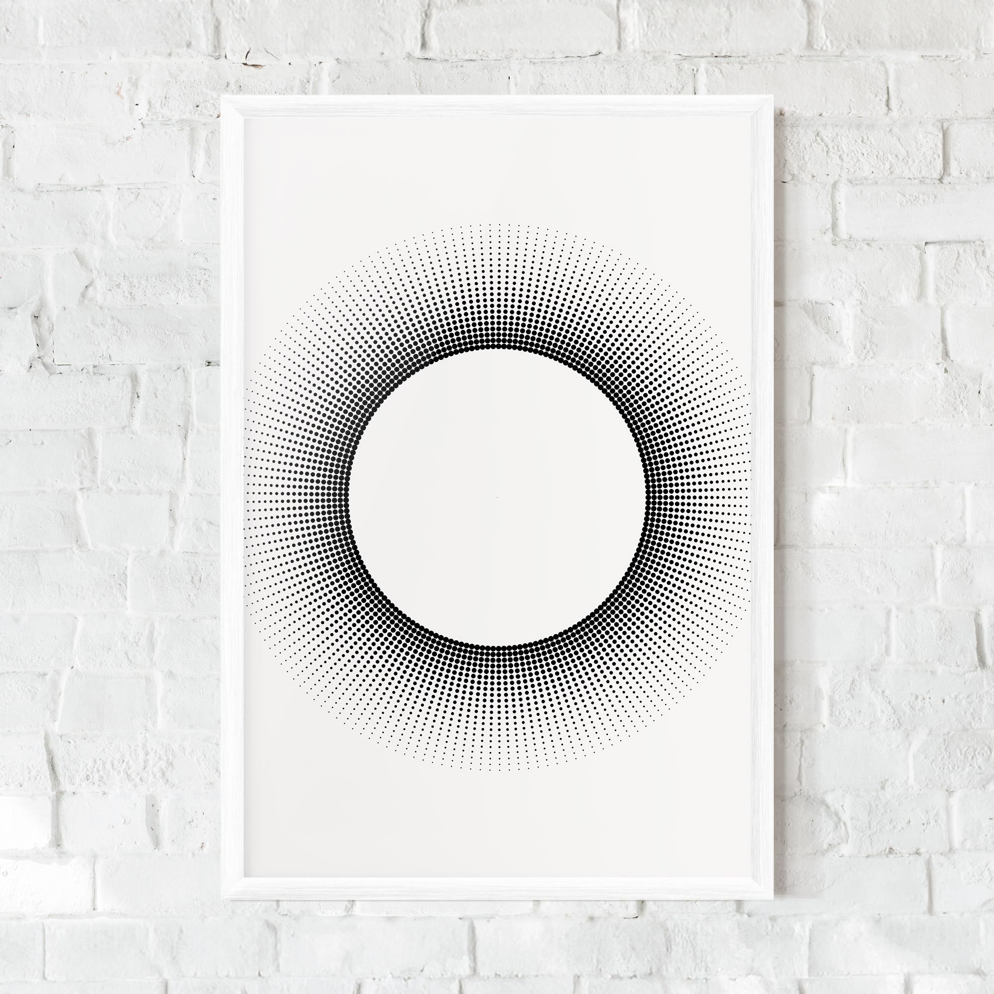 Keretezett Poszter White Center mockup 0