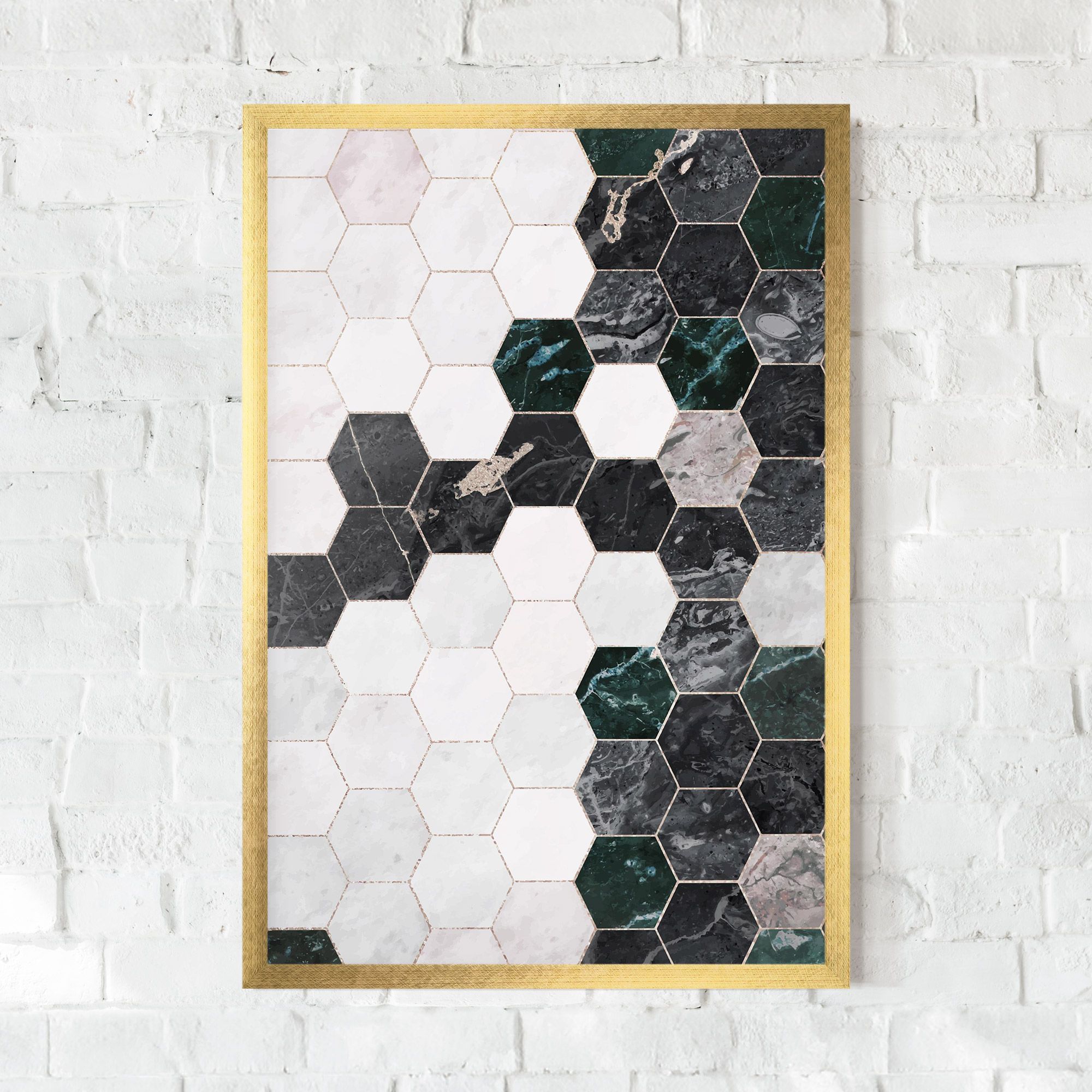 Green Hexagon mockup 0