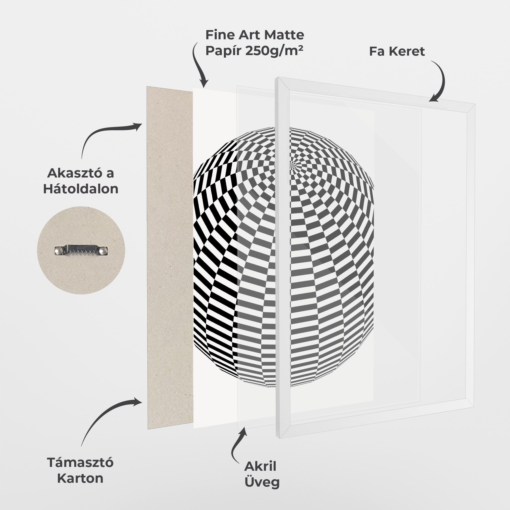 3d Black White Ball mockup 1