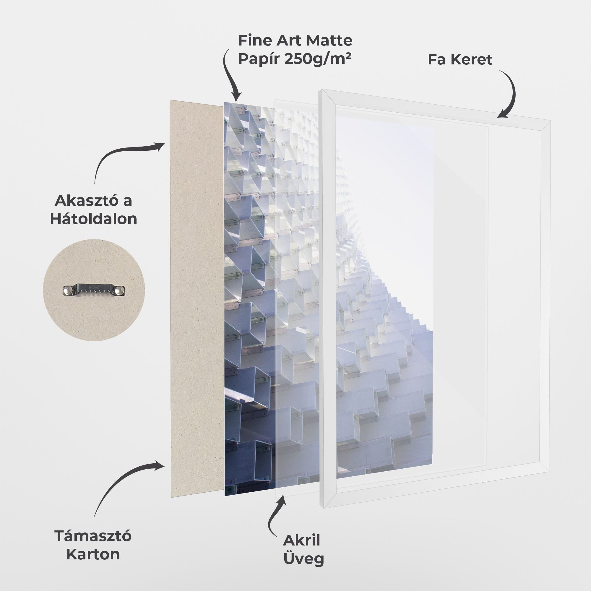 3d White Square mockup 1