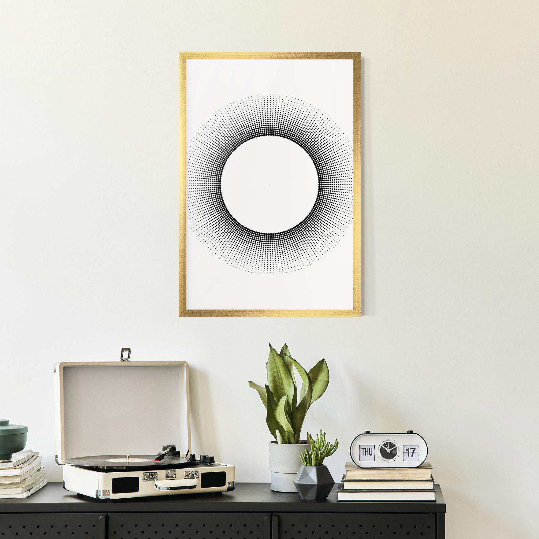 Keretezett Poszter White Center mockup 2