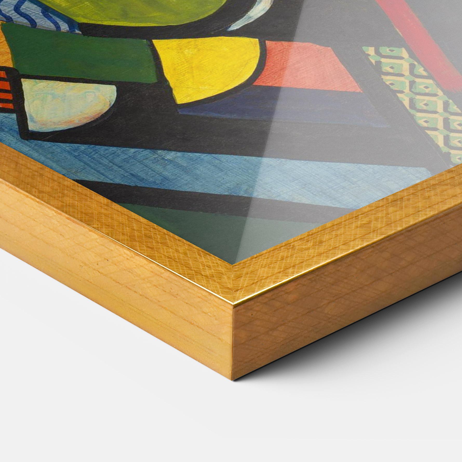 Keretezett Poszter Mix Color Shapes mockup 3