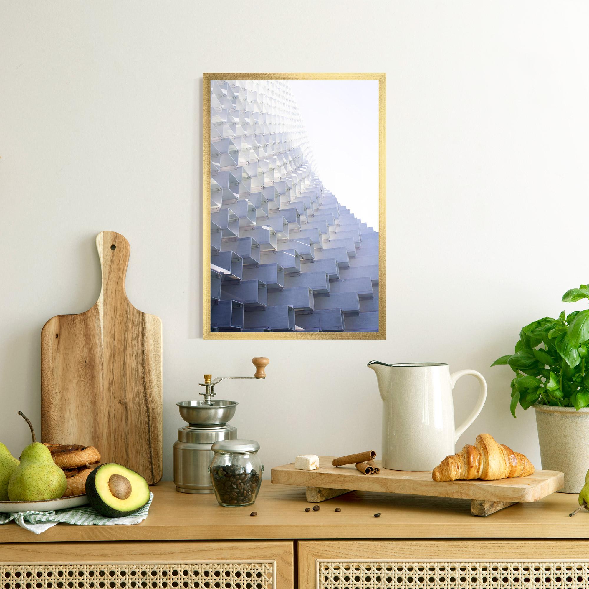 Keretezett Poszter 3d White Square mockup 8