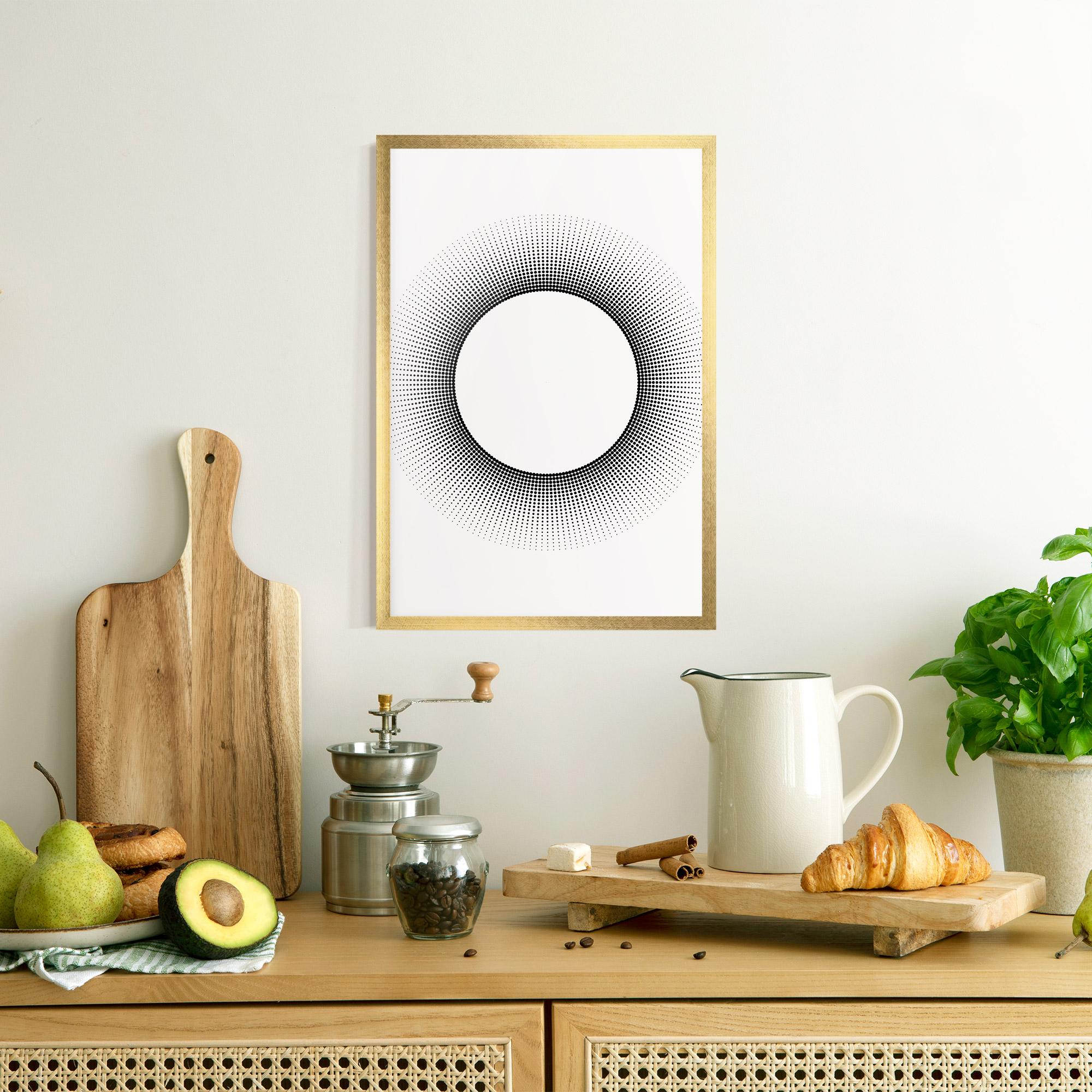 Keretezett Poszter White Center mockup 8