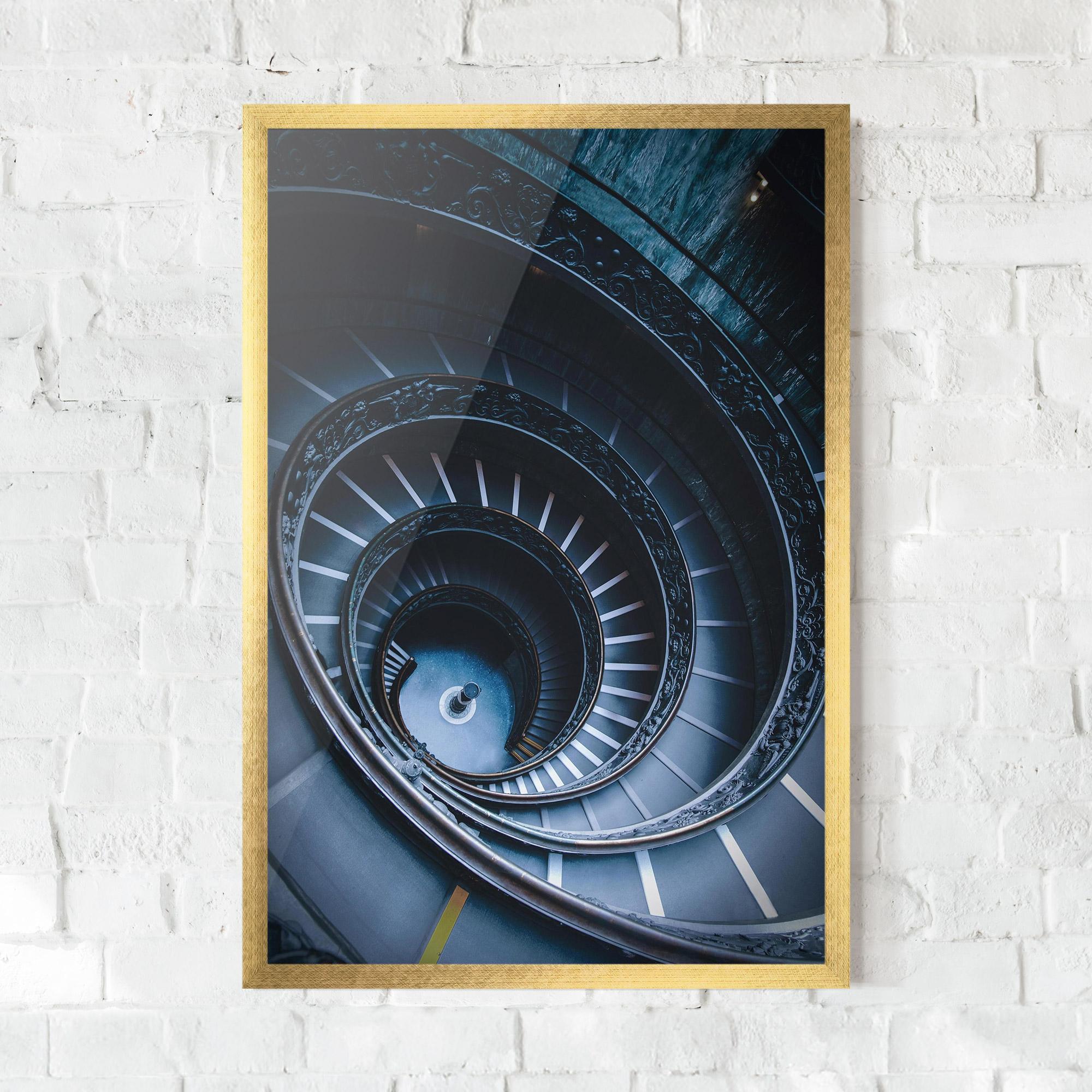 Keretezett Poszter Spiral Museum mockup 0