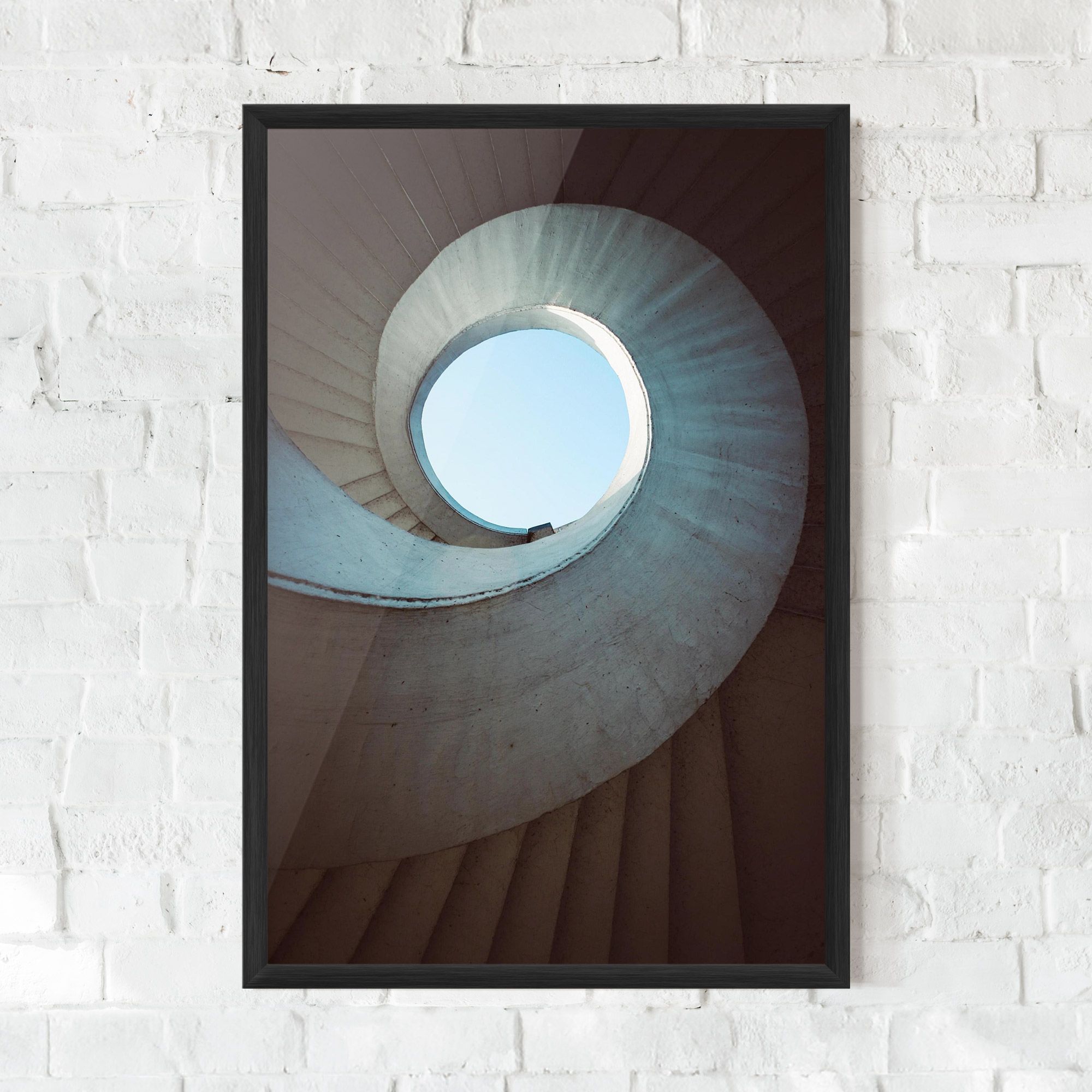 Spiral Cream Stairs mockup 0