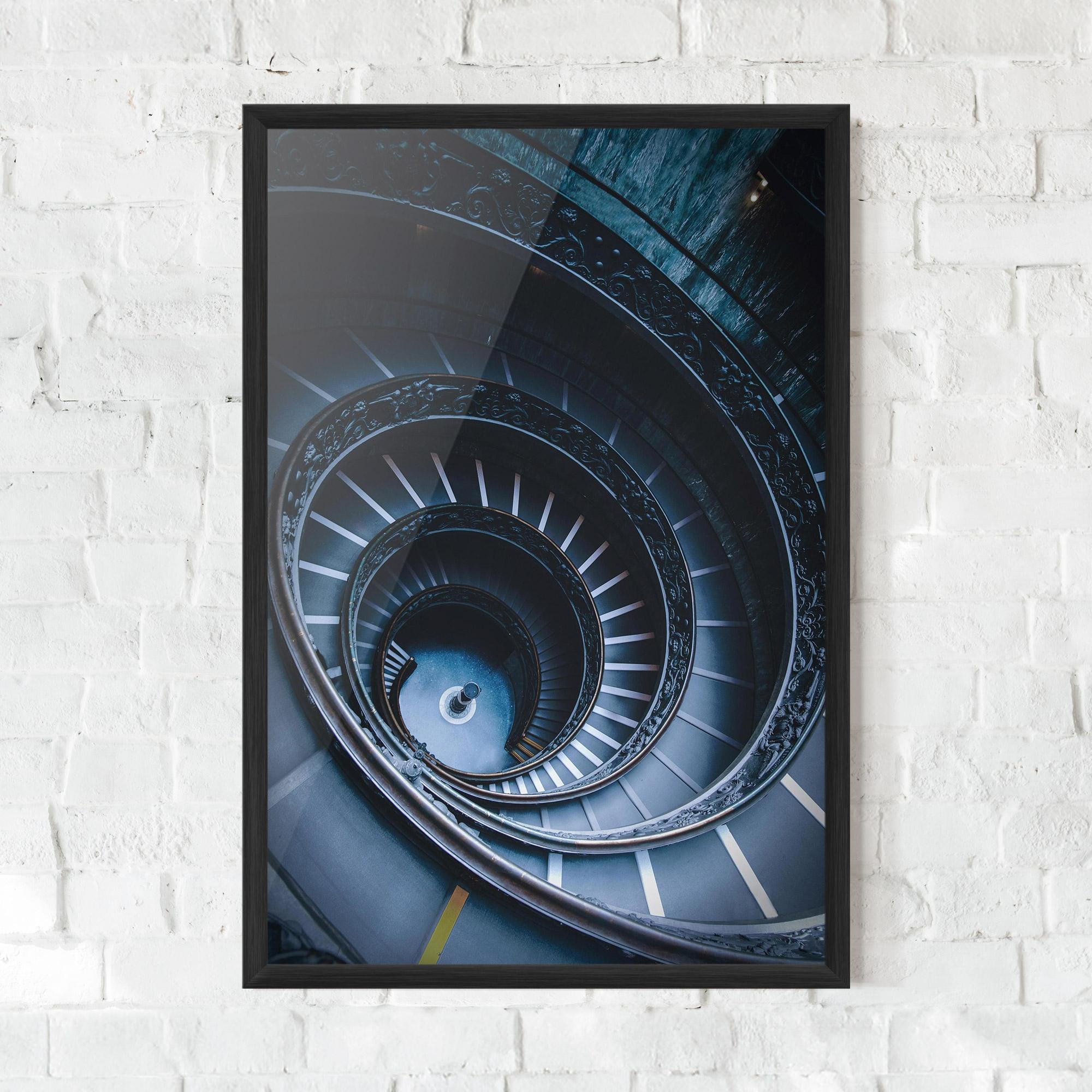 Keretezett Poszter Spiral Museum mockup 0