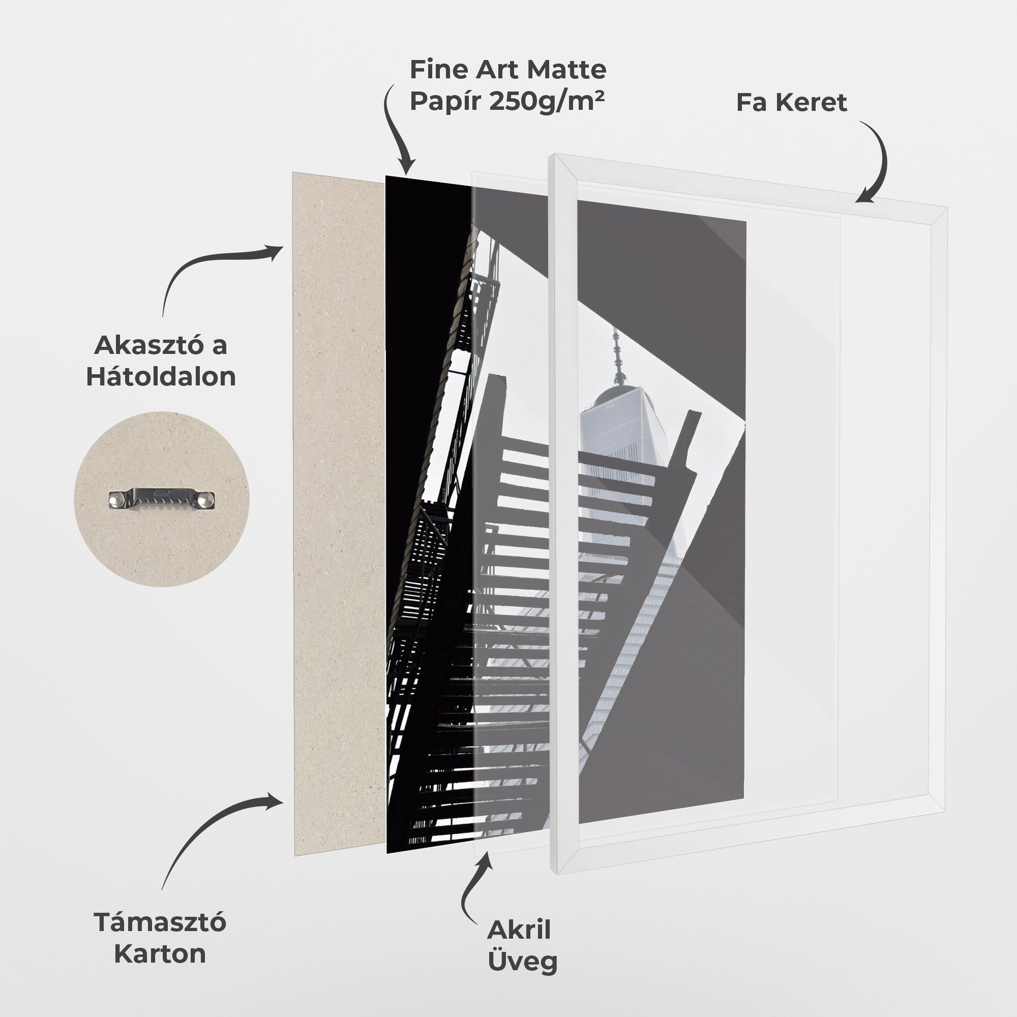 Black Stairs Floating mockup 1