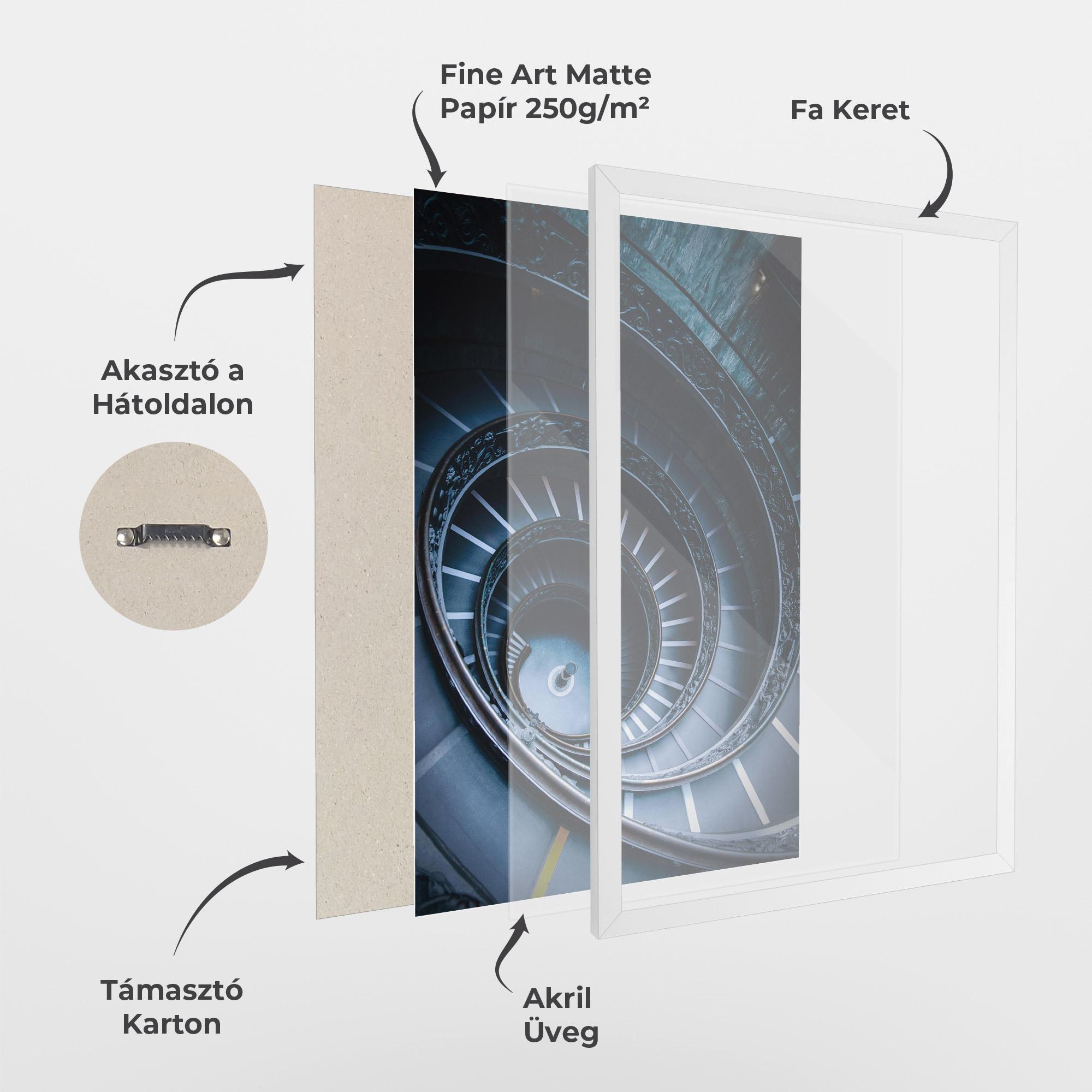 Keretezett Poszter Spiral Museum mockup 1