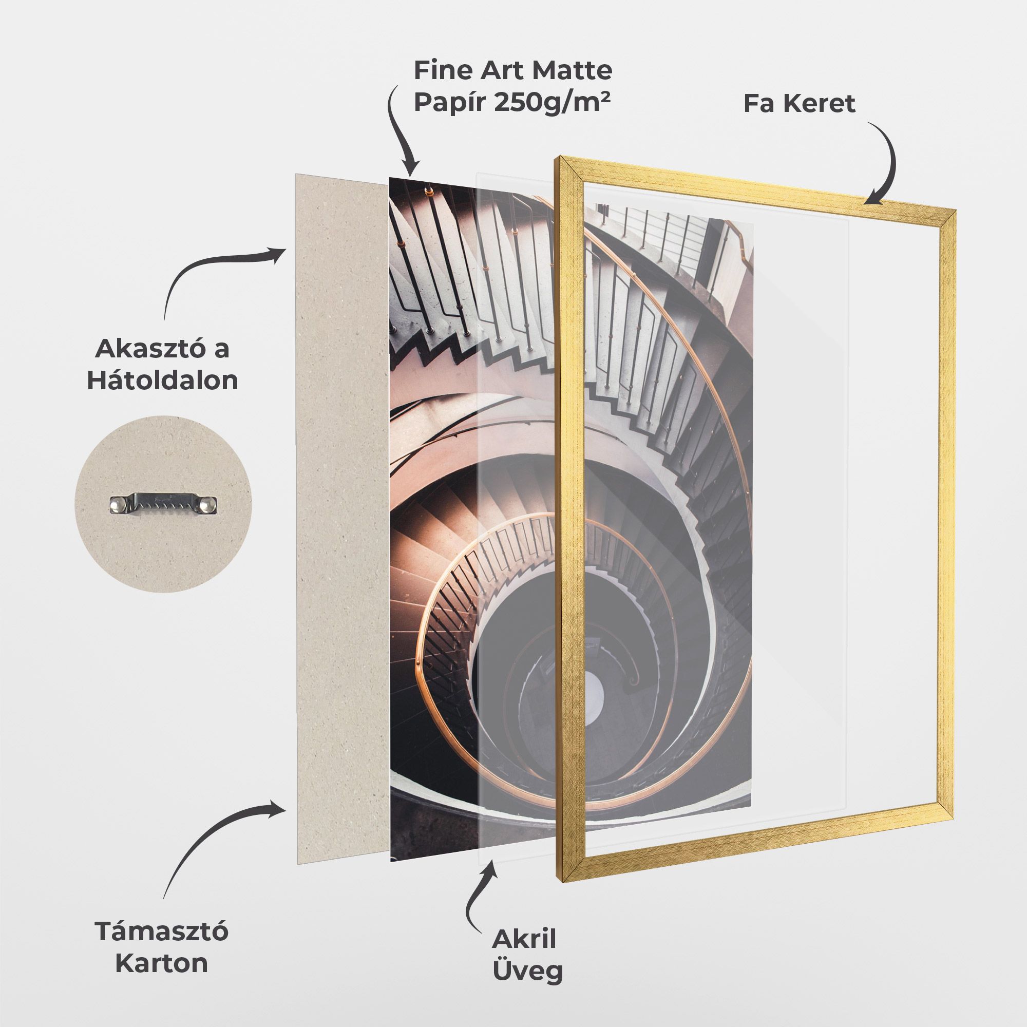 Grey Stairs Spiral mockup 1