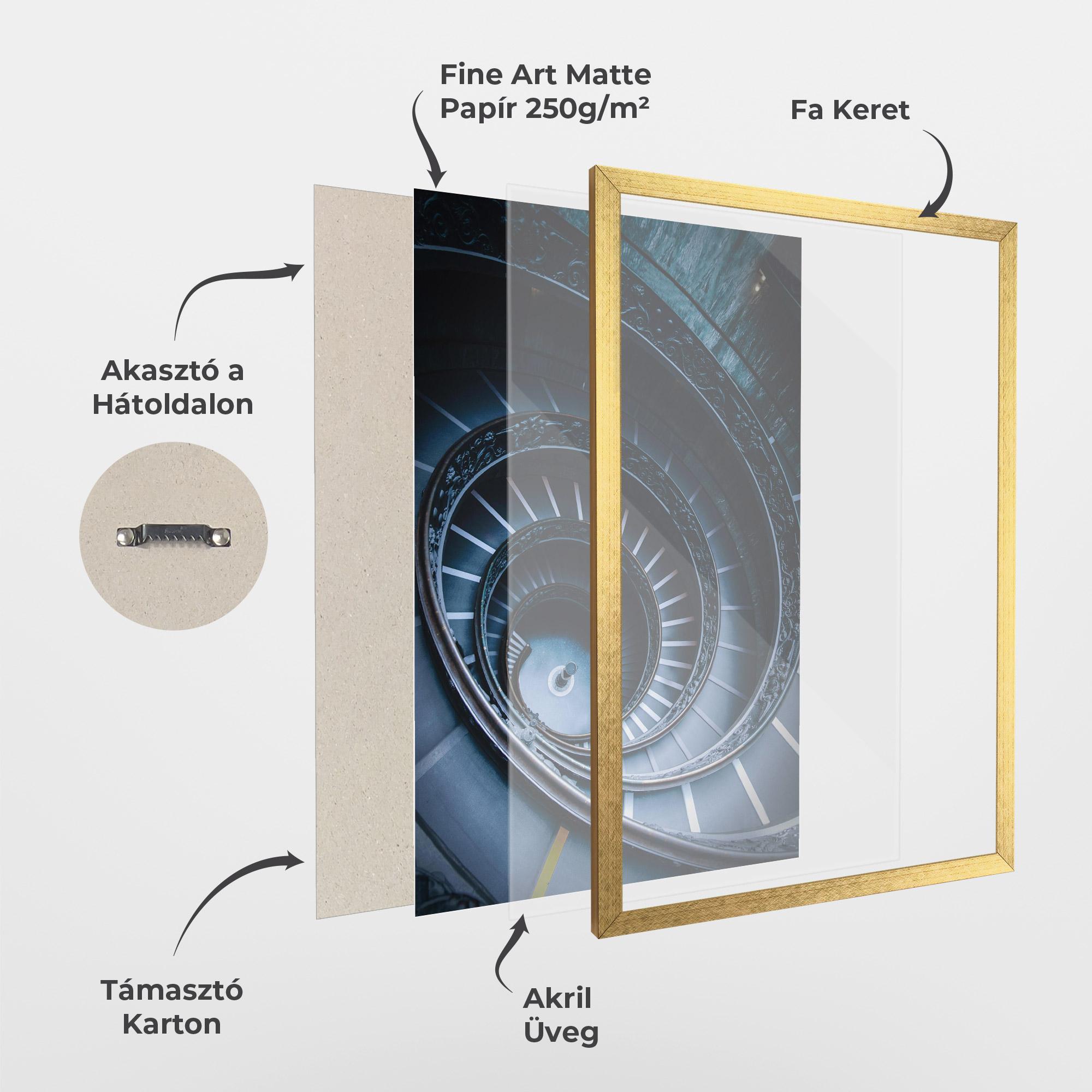 Keretezett Poszter Spiral Museum mockup 1