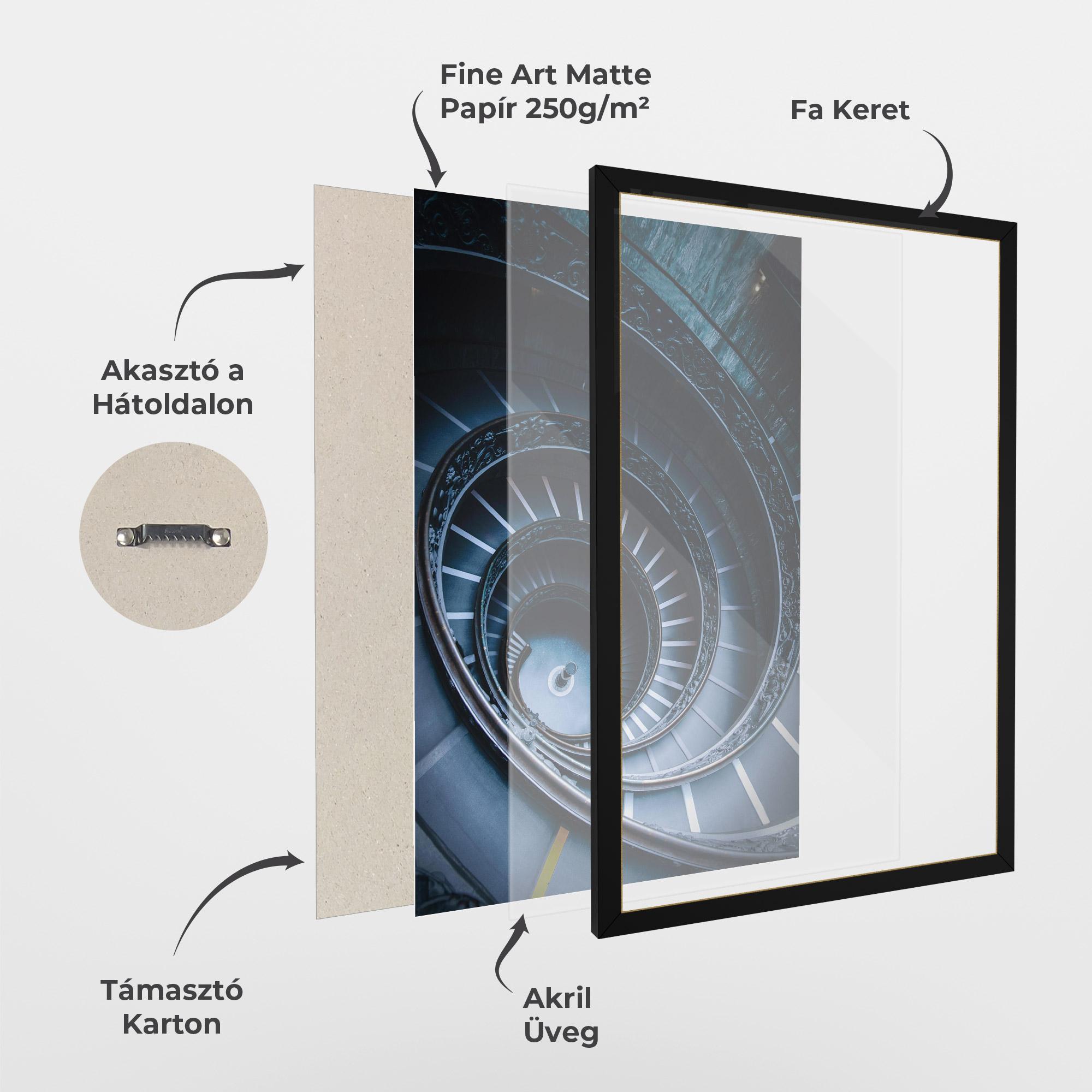 Keretezett Poszter Spiral Museum mockup 1