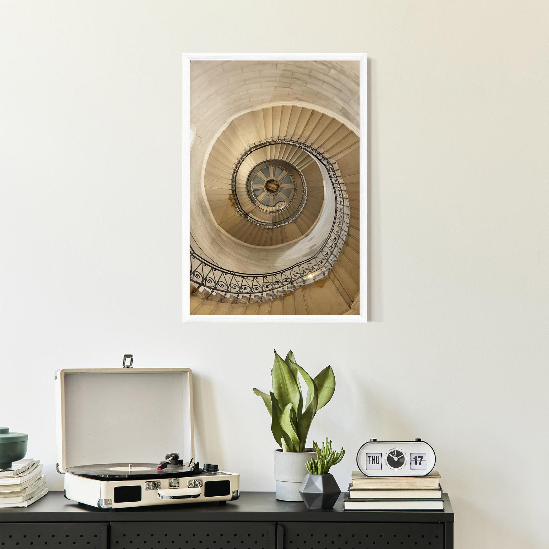 Keretezett Poszter Cream Down Stairs mockup 2