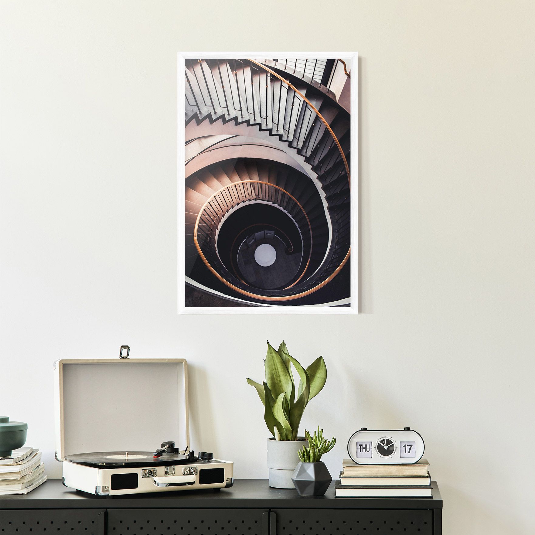 Grey Stairs Spiral mockup 2