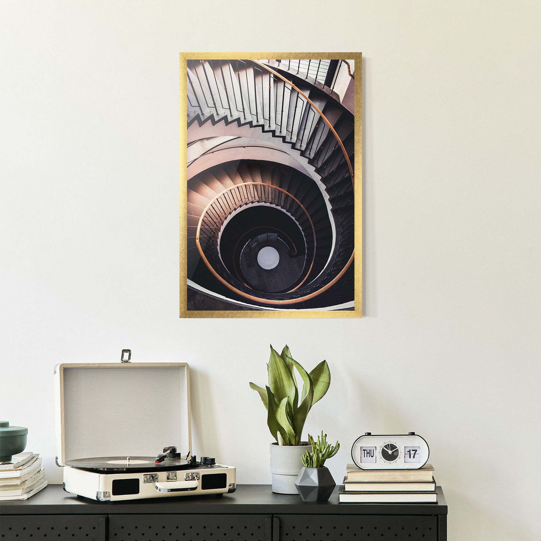 Grey Stairs Spiral mockup 2