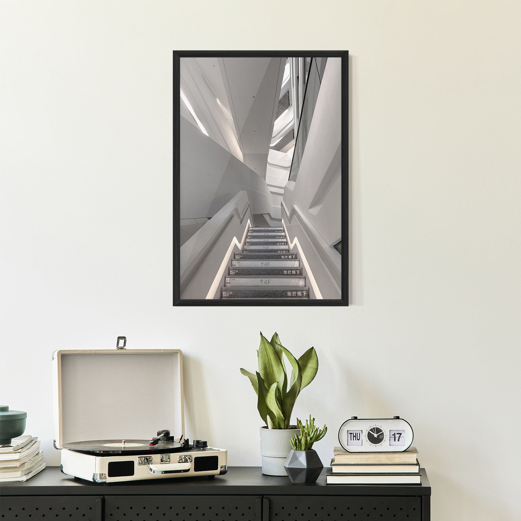 White Line Stairs mockup 2
