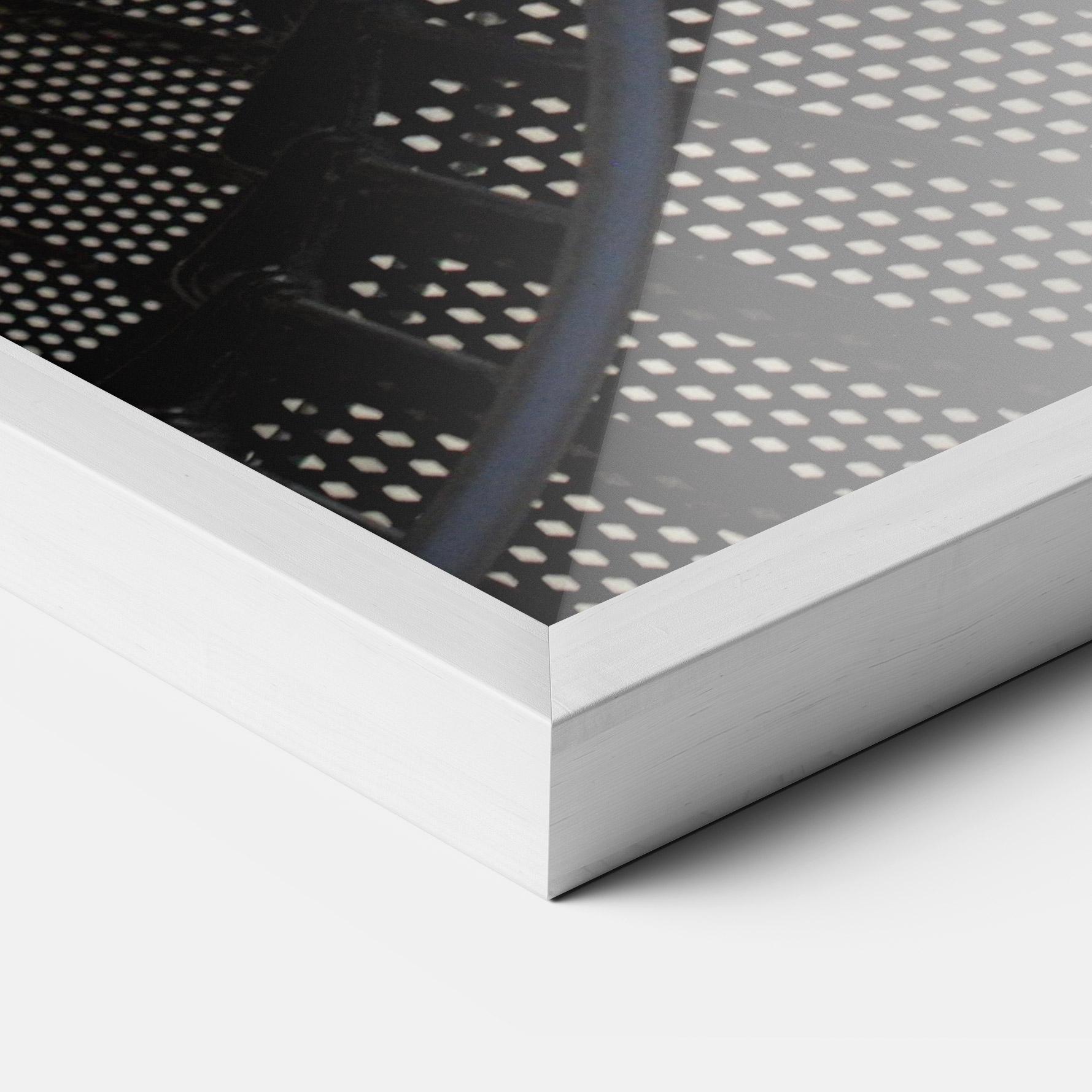 Keretezett Poszter Beautiful Black Stairs mockup 3