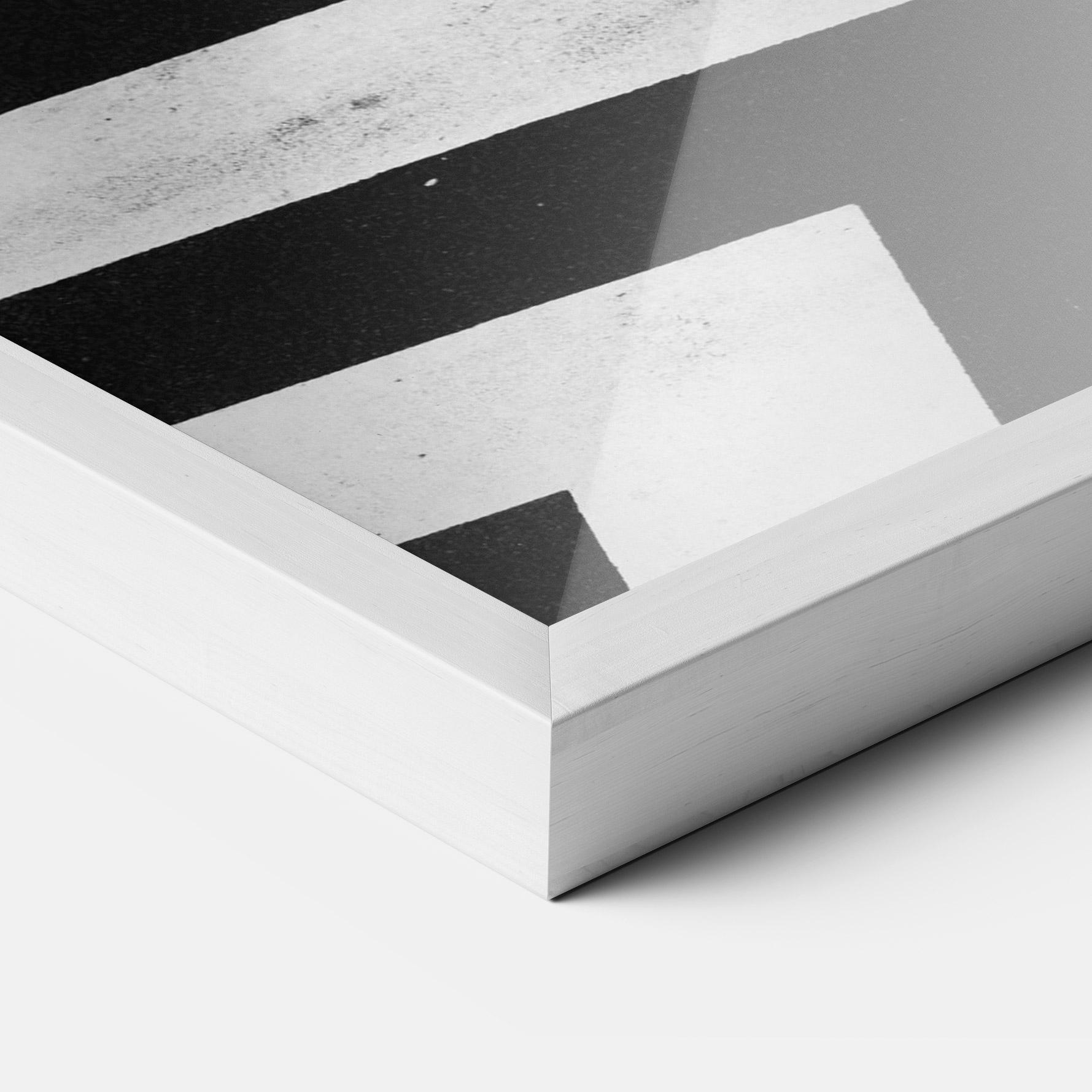 Keretezett Poszter Walking On Lines mockup 3