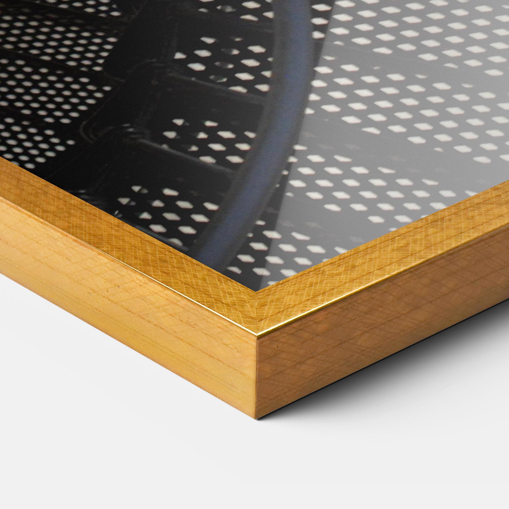 Keretezett Poszter Beautiful Black Stairs mockup 3