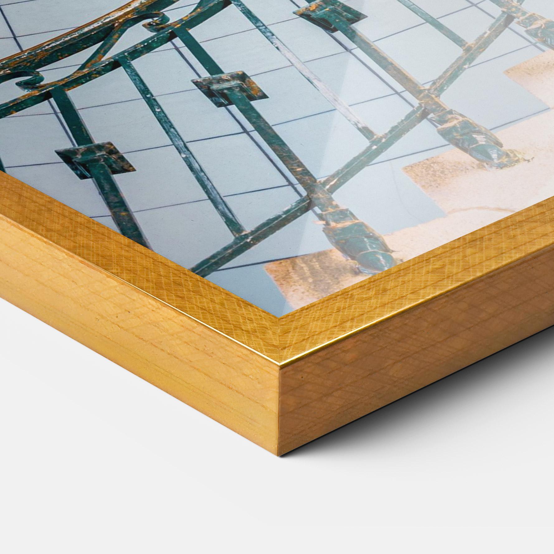 Keretezett Poszter Blue Opaline Stairs mockup 3