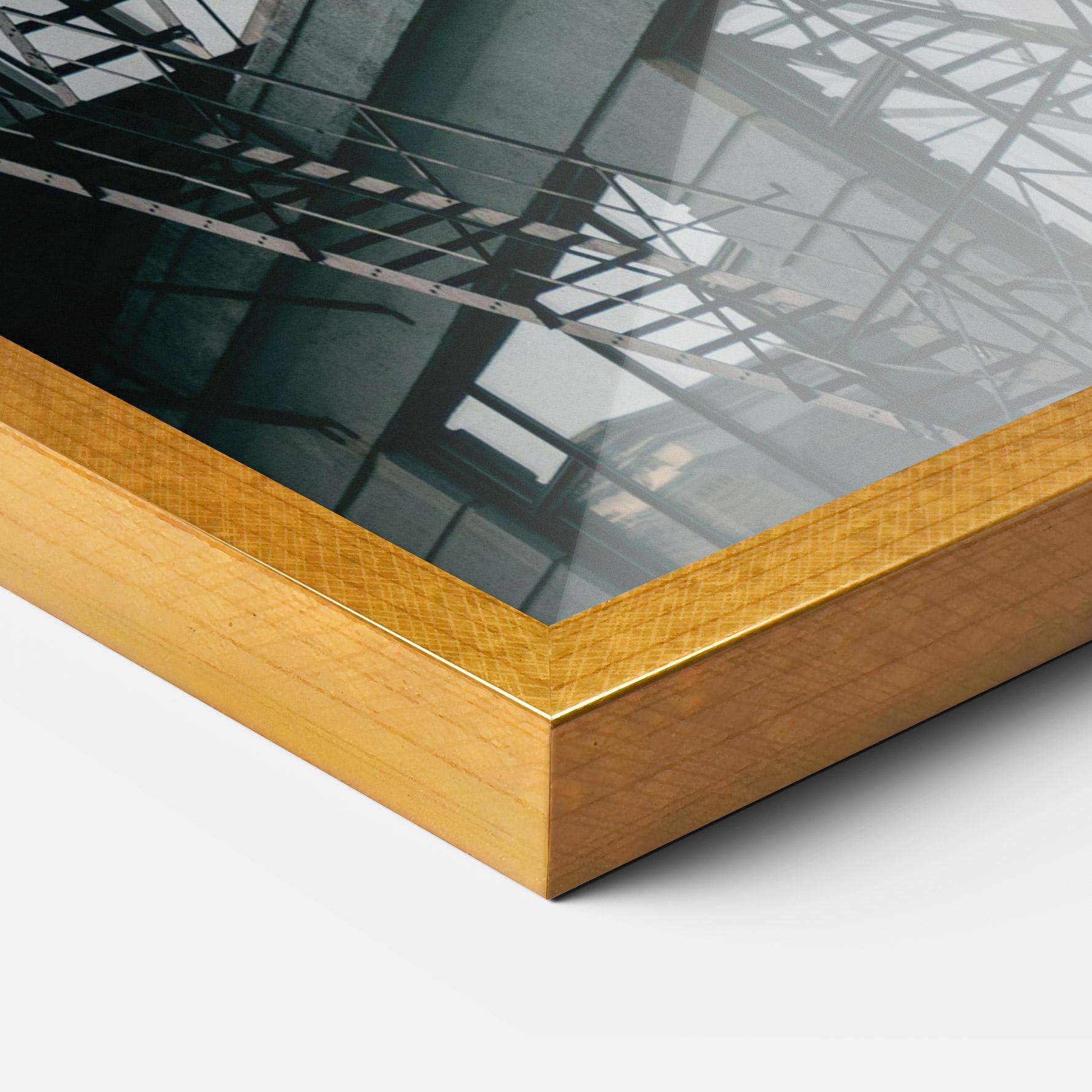 Keretezett Poszter Building Stairs mockup 3