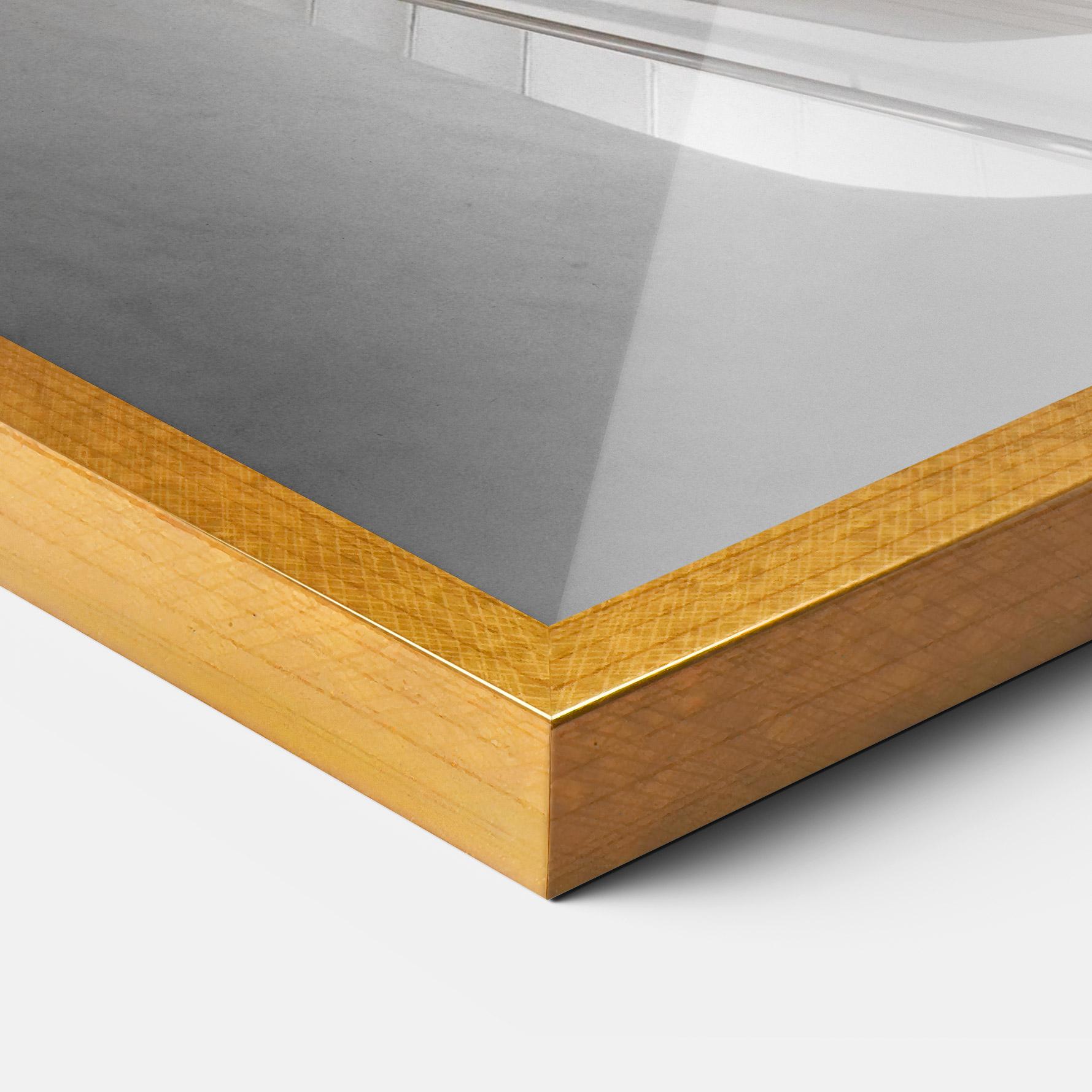 Keretezett Poszter White Stairs Spiral mockup 3