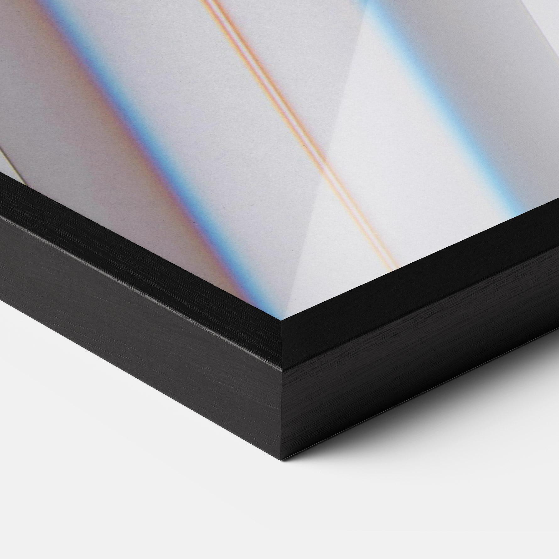 Keretezett Poszter Glass Shape mockup 3