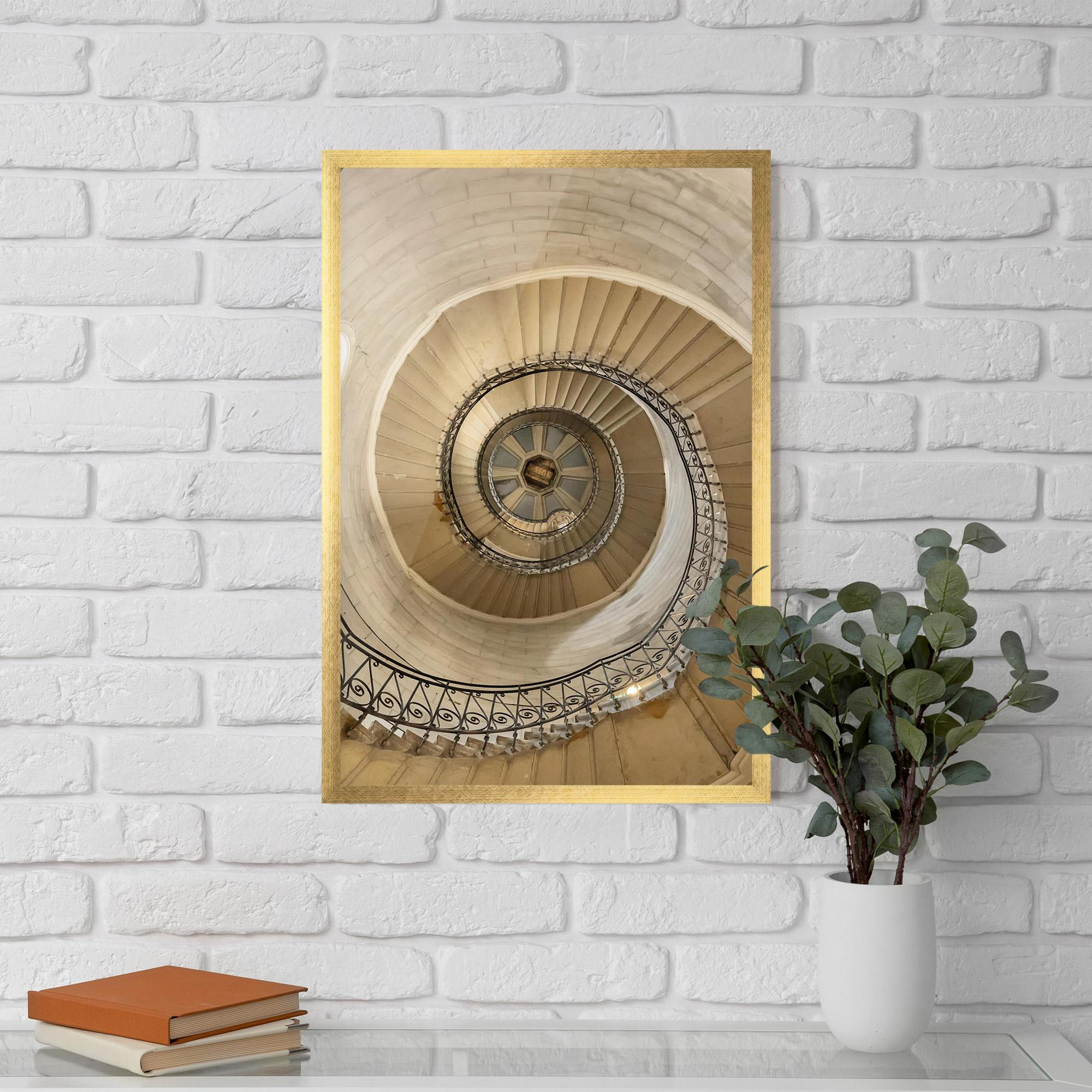 Keretezett Poszter Cream Down Stairs mockup 5